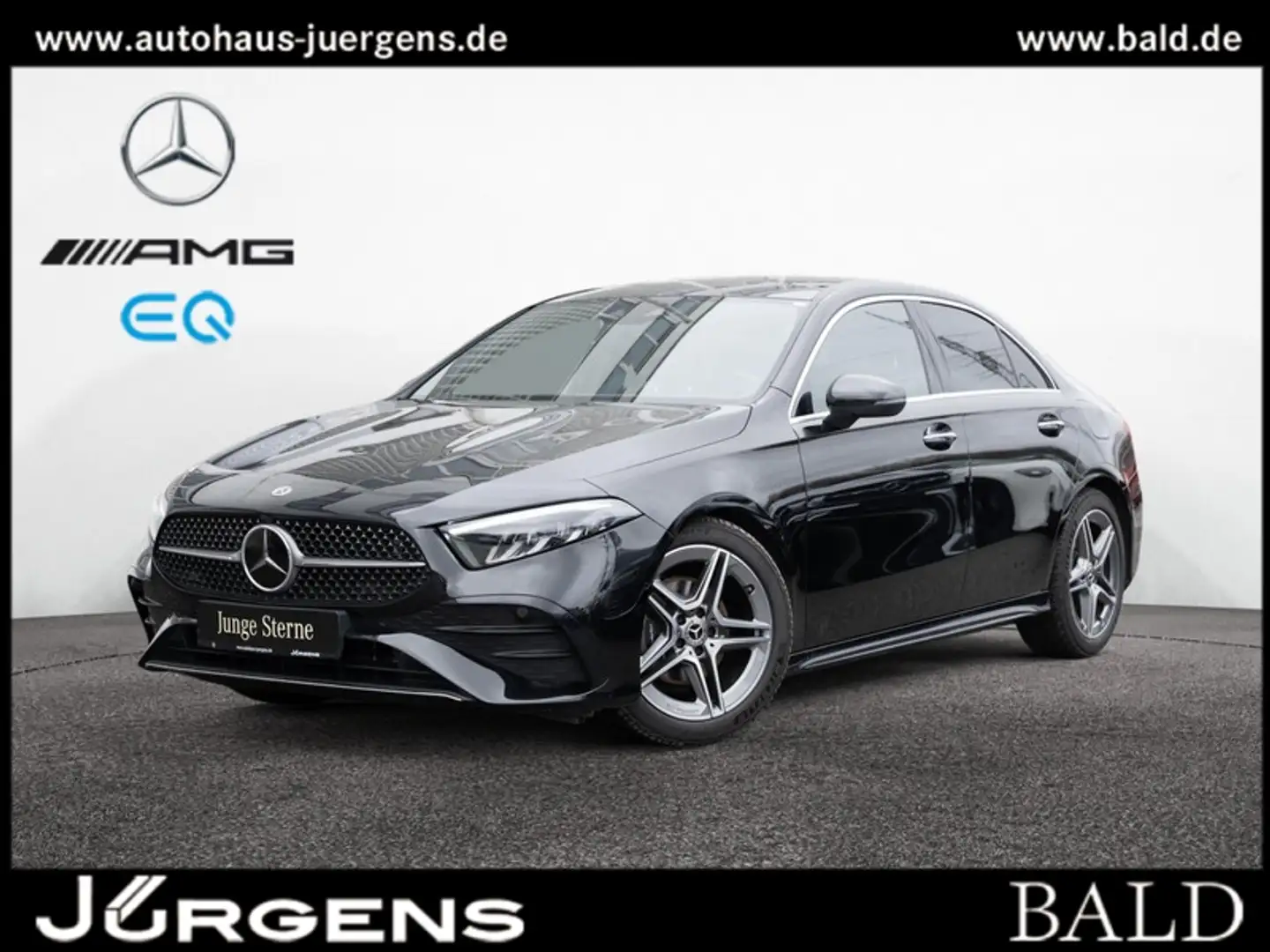 Mercedes-Benz A 200 Limo AMG-Sport/LED/Cam/Pano/AHK/Totw/Distr Negro - 2