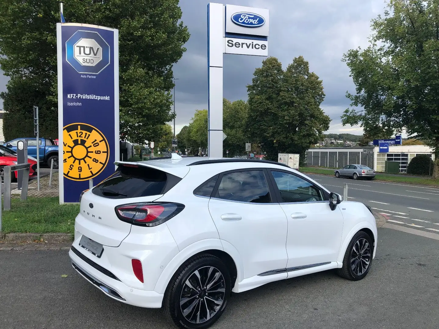 Ford Puma ST-Line Vignale Automatik AHK Blanc - 2