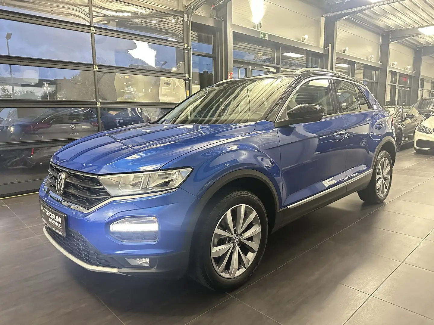 Volkswagen T-Roc 1.0 TSI Style|ACC|Navi|SHZ|PDC|VZE|LM17 Blu/Azzurro - 2