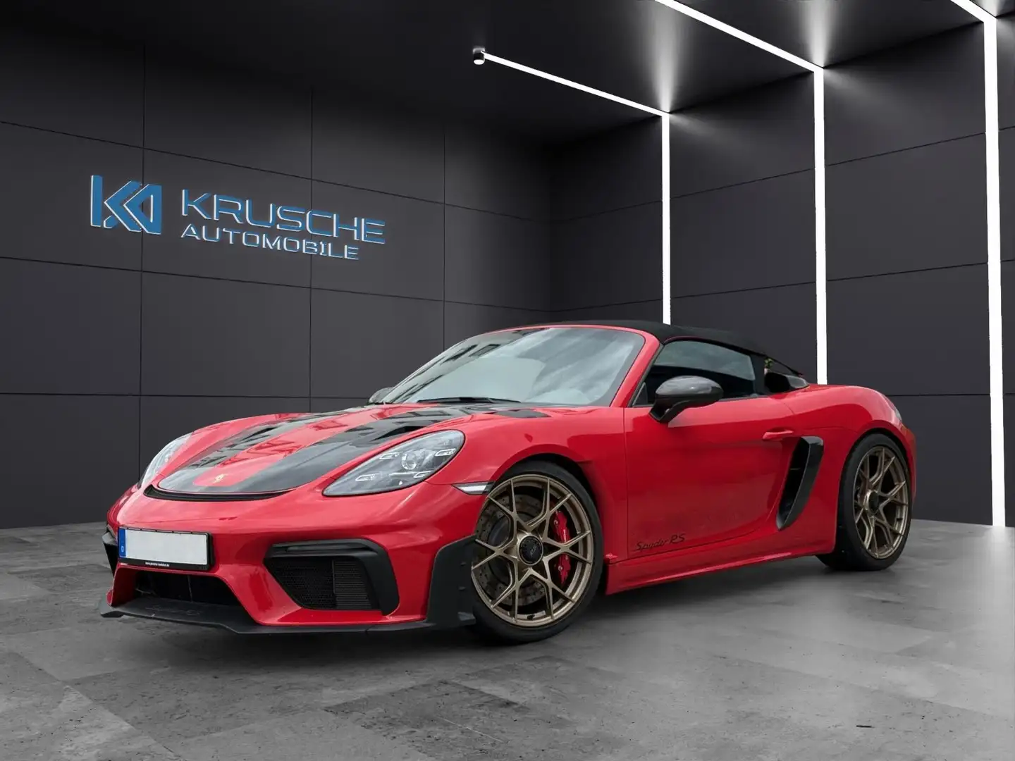 Porsche Boxster 718 Spyder RS*LIFT*BOSE*RFK*WEISSACH*DEUTSCH Rot - 1