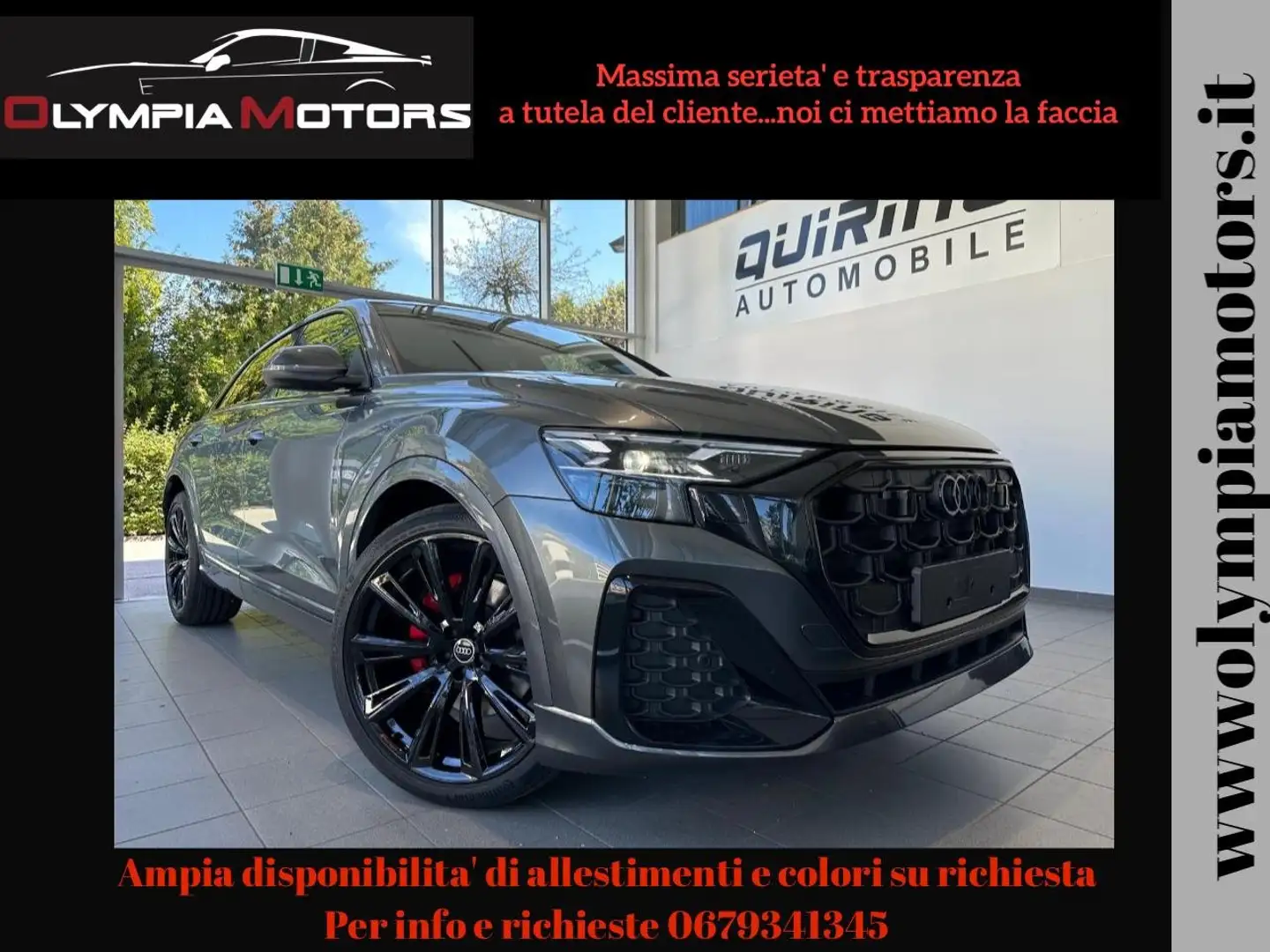 Audi Q8 50 TDI Q4 2025 COMPETITION S LINE TETTO 23' MATRIX Grigio - 1