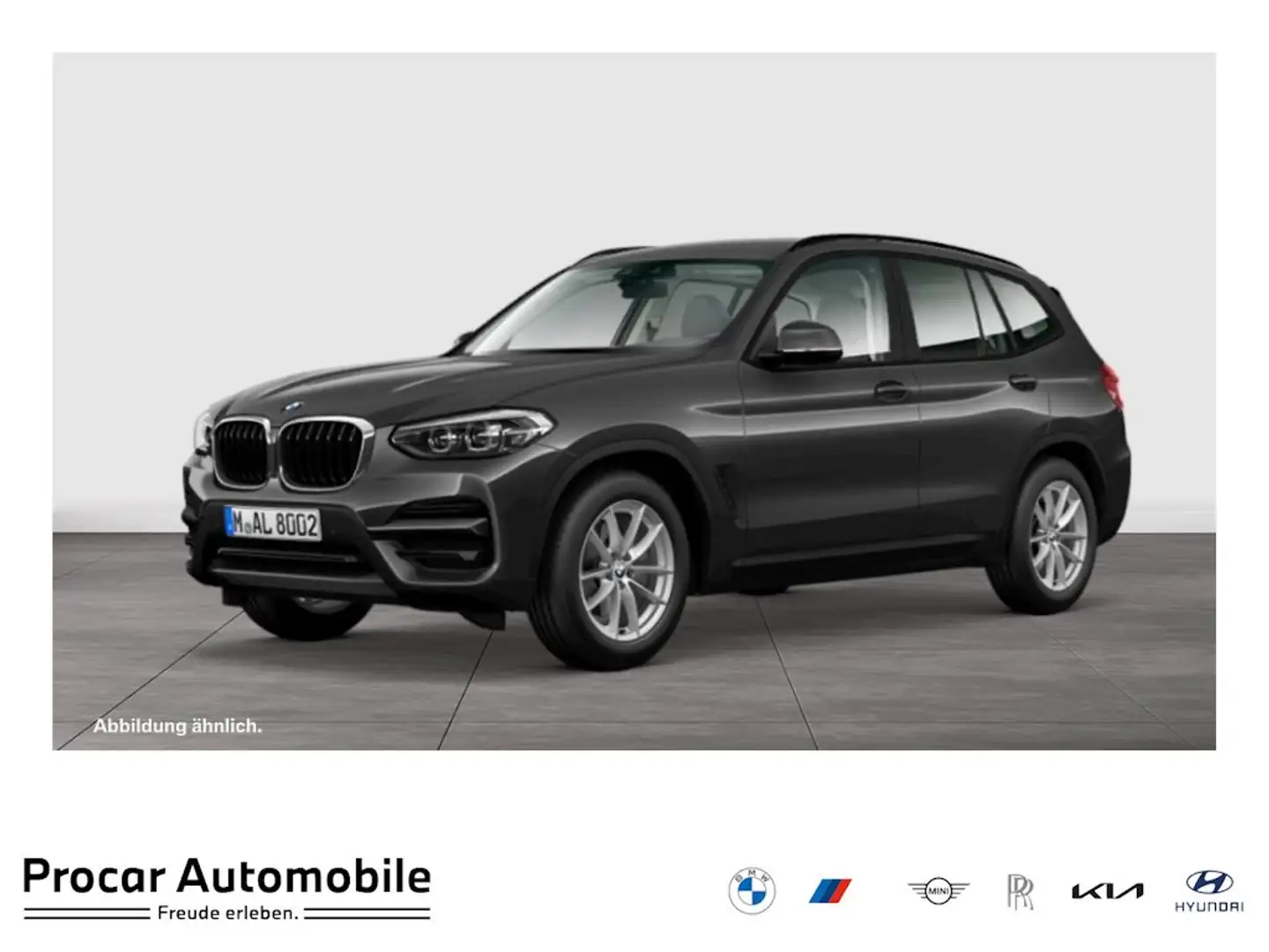 BMW X3 xDrive20i AHK Live Prof PDC DAB LED Lordose Shz Gris - 1
