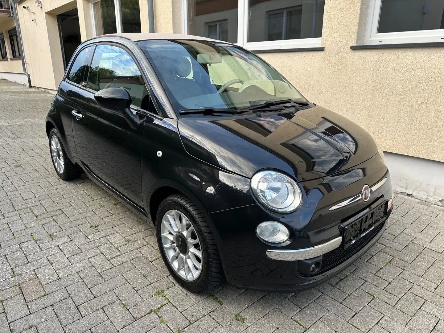 Fiat 500C 1.2 8V Lounge LEDER PDC KLIMA Schwarz - 1