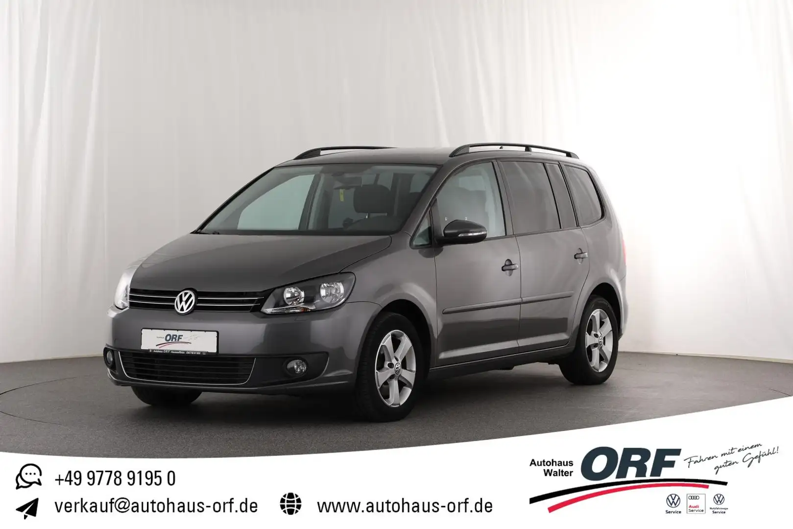 Volkswagen Touran 1.4 TSI AHK NAVI TEMPOMAT PDC SITZHZG ALU Grau - 1