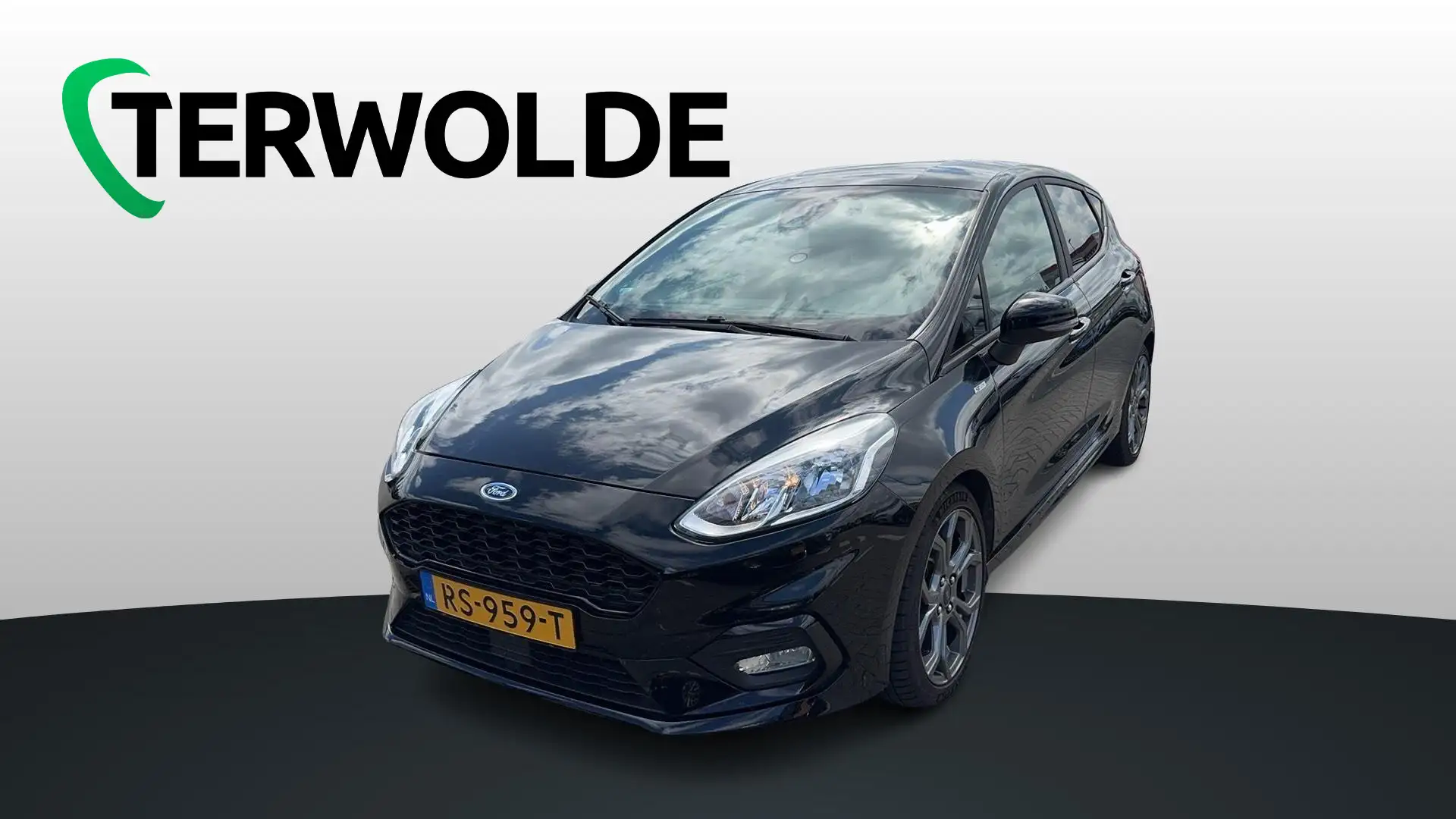 Ford Fiesta 1.0 EcoBoost ST-Line Zwart - 1
