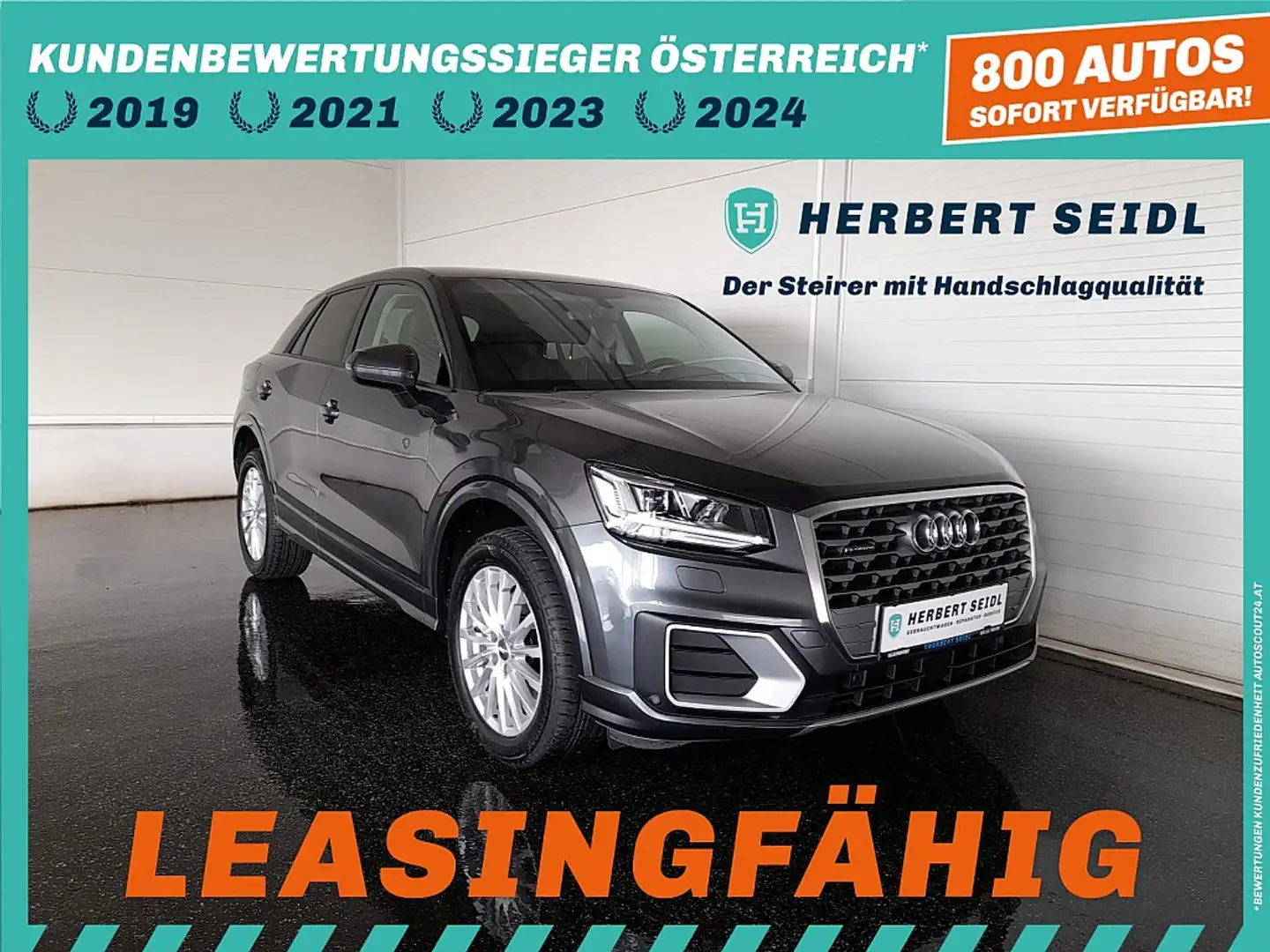 Audi Q2 SPORT 35 TDI quattro S-tr  *LED  & DYN BLINKER ... Grau - 1