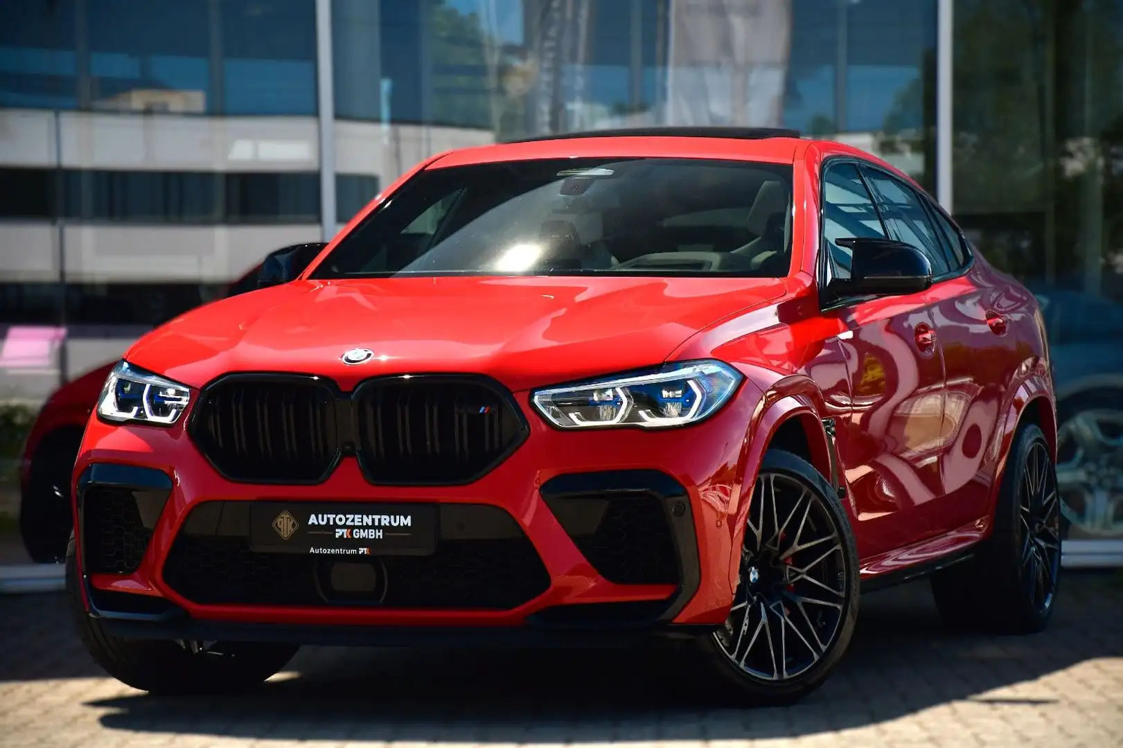 BMW X6 M Competition B&W SKY Lounge LASER  2x TV Roşu - 1