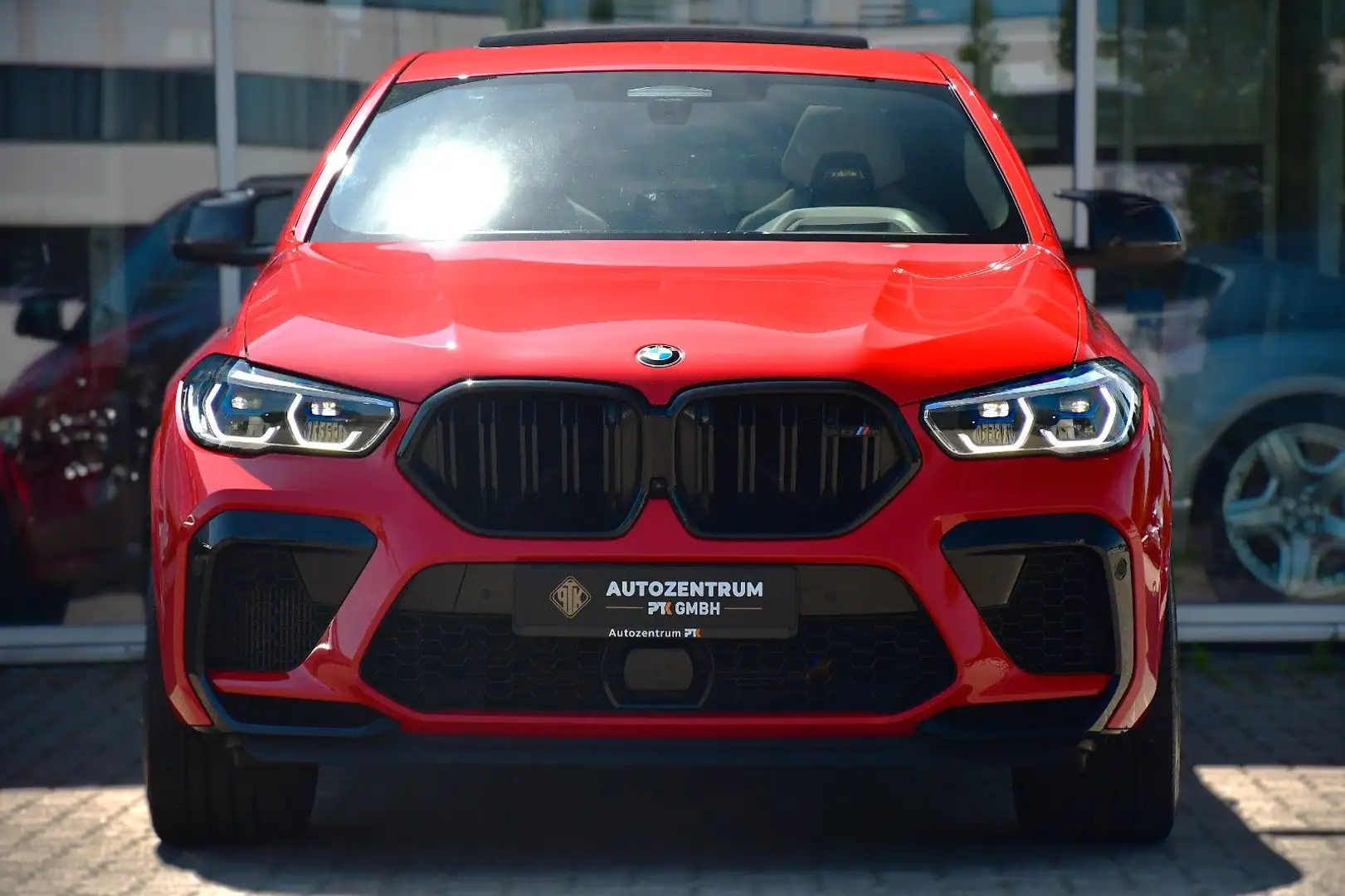 BMW X6 M Competition B&W SKY Lounge LASER  2x TV Roşu - 2