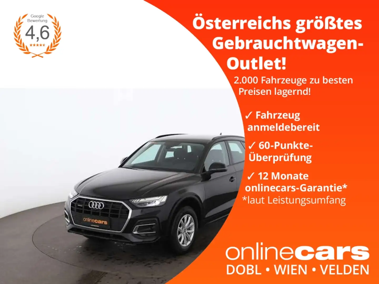 Audi Q5 40 TDI quattro Aut MATRIX AHK 360-CAM RADAR Schwarz - 1