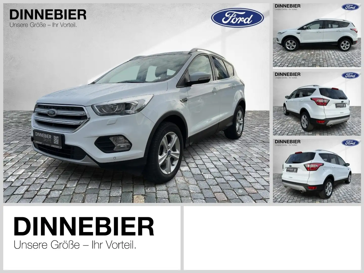 Ford Kuga COOL&CONNECT 1.5EB |NAVI*PARK-ASSIST*PDC| NAVI Key Blanc - 1