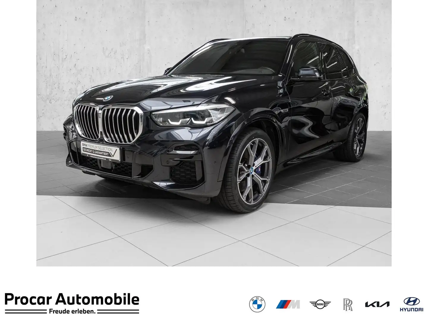 BMW X5 xDrive45e M Sport AHK RFK NAVI LED LUFT MEMORY Schwarz - 1