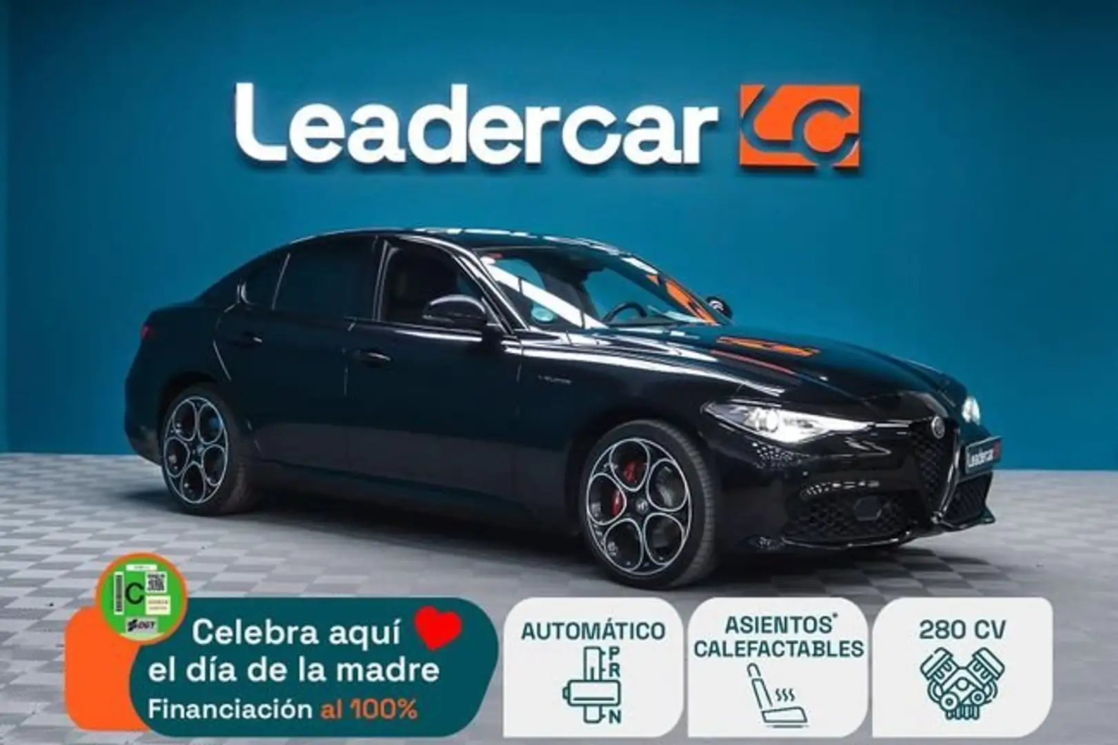 Alfa Romeo Giulia 2.0 Gasolina 280CV Veloce Q4 Negro - 1