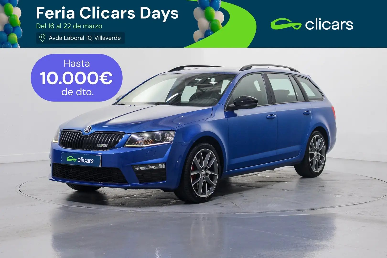 Skoda Octavia Combi 2.0TDI RS DSG Azul - 1