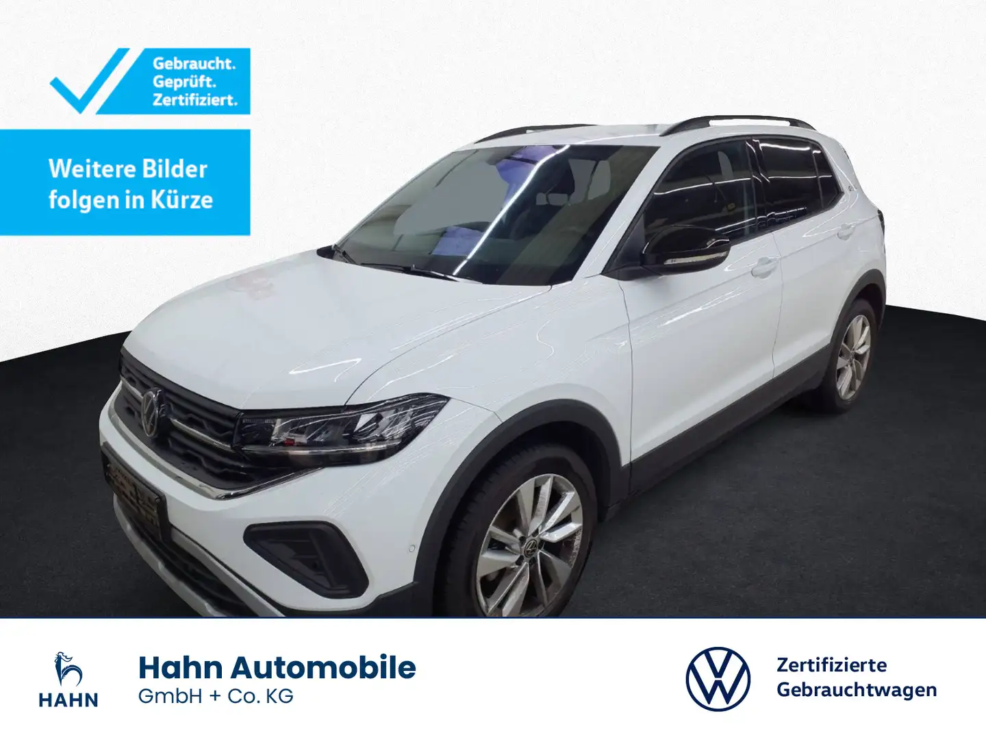 Volkswagen T-Cross 1.0TSI DSG Goal LED Navi AHK ACC Sitzhzg Weiß - 1