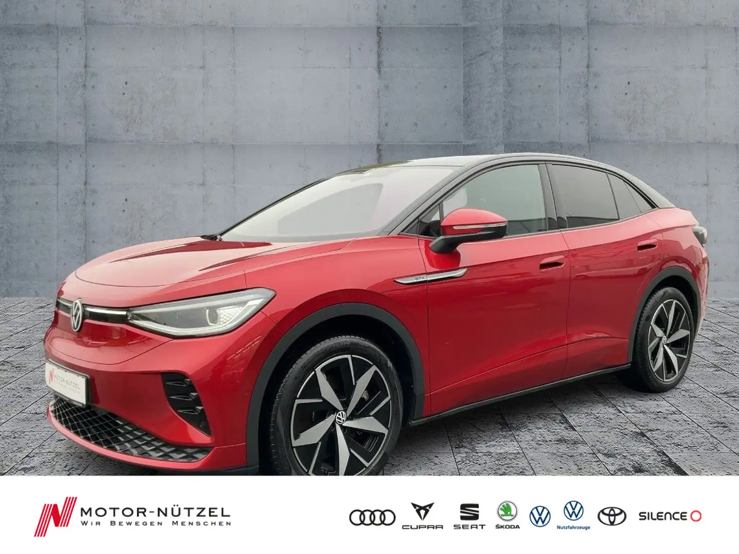 Volkswagen ID.5 220 kW GTX 4M MATRIX+NAVI+AHK+PANO+ACC+HuD Червоний - 1