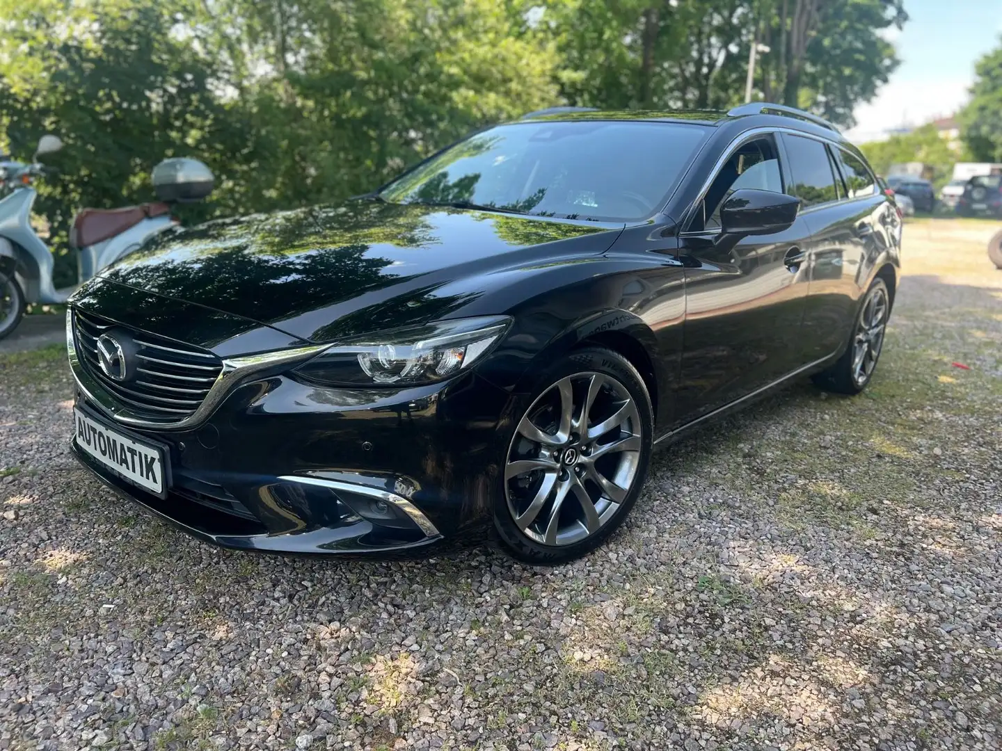 Mazda 6 Kombi Sports-Line LED NAVI STANDHEIZUNG Чорний - 1
