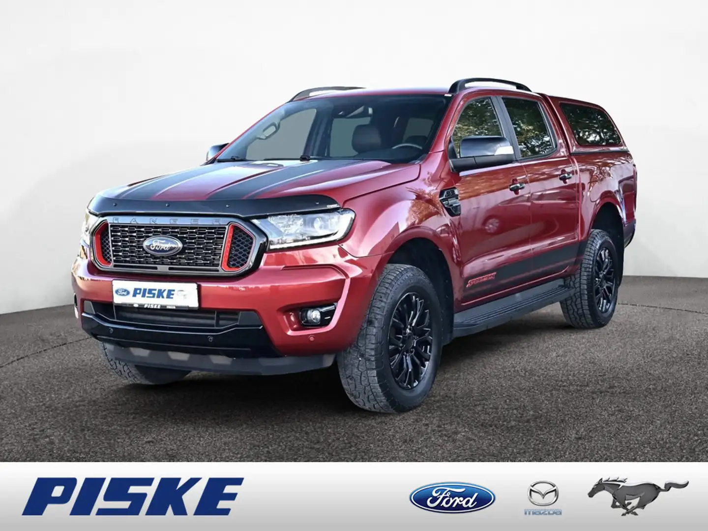 Ford Ranger Wildtrack Doka Hardtop KAMERA NAVI AHK Rot - 1
