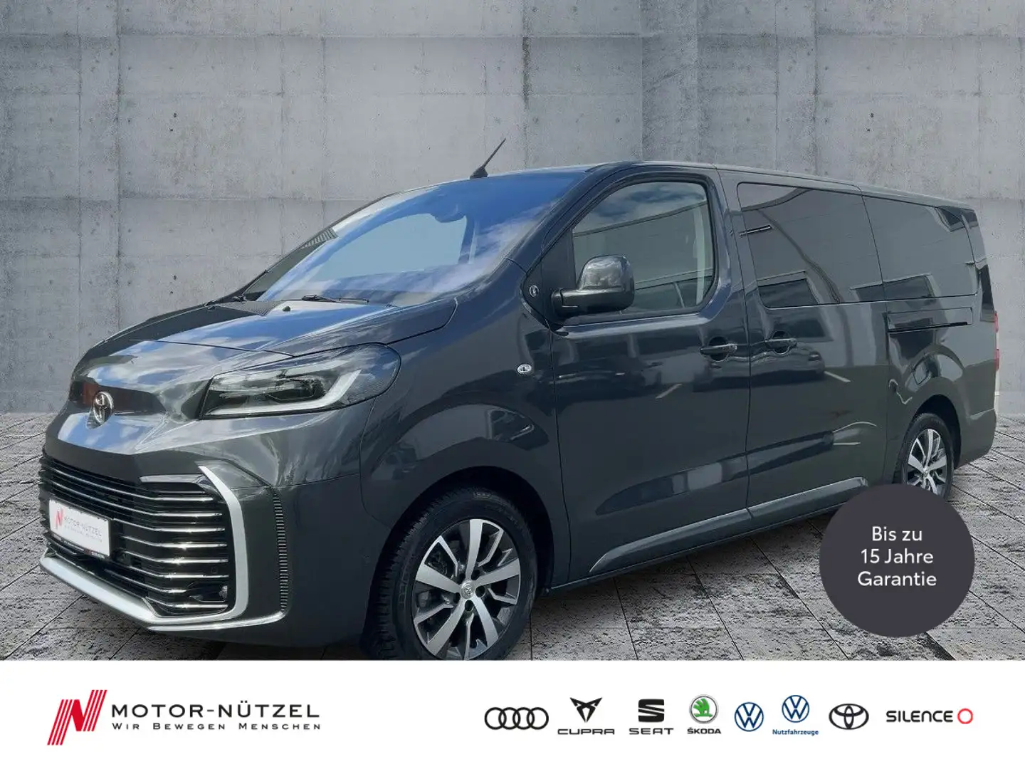Toyota Proace Verso L2 2.0 D-4D TEAM D LED+NAVI+ACC+RFK Grau - 1