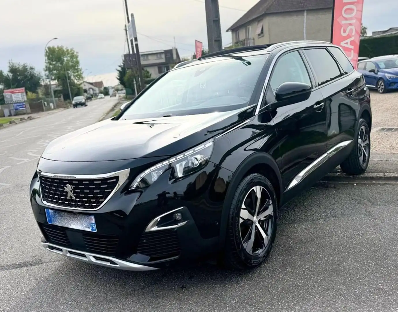 Peugeot 5008 Allure Business 1.2 PT 130CV BVA8 15000HT 7PL TOIT OUVRANT DISTRIB NEUVE TBEG Negro - 1