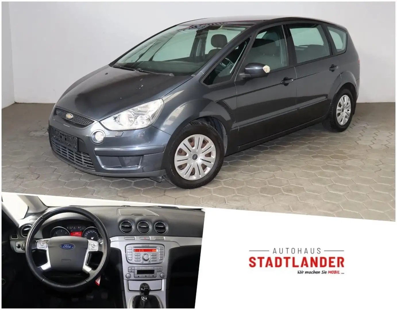 Ford S-Max S-MAX Trend 2.0 TDCi Gris - 1