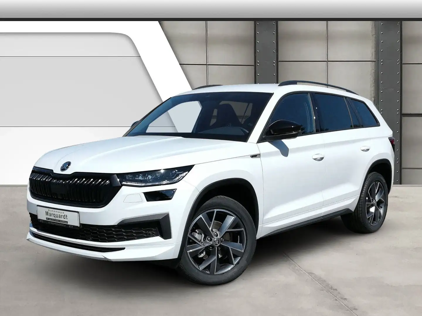 Skoda Kodiaq Sportline 2.0TDI PanoAHK Standh.7S Canton Weiß - 1