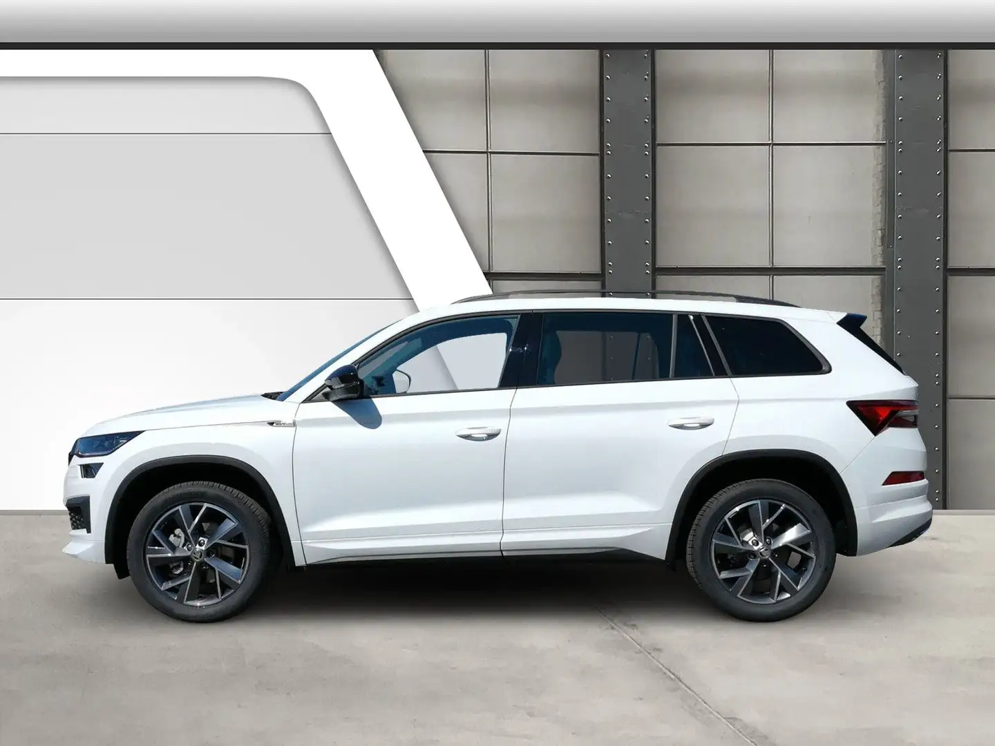 Skoda Kodiaq Sportline 2.0TDI PanoAHK Standh.7S Canton Weiß - 2