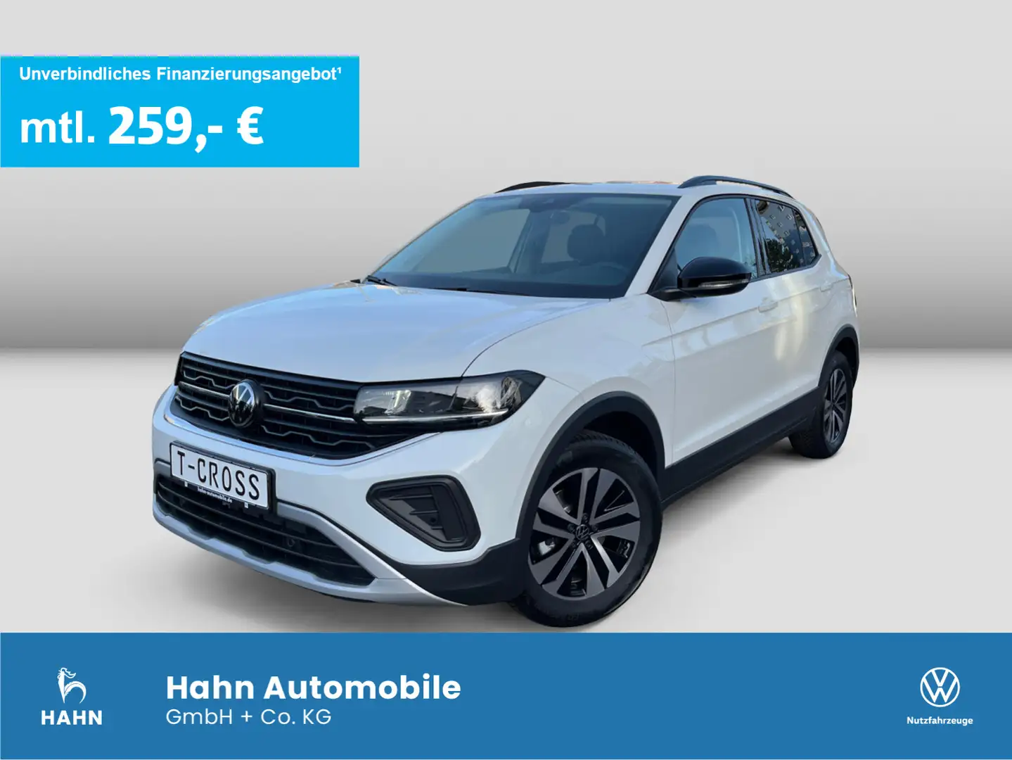 Volkswagen T-Cross ENERGY 1,0TSI DSG LED KAM ACC GANZJAHRES Blanc - 1