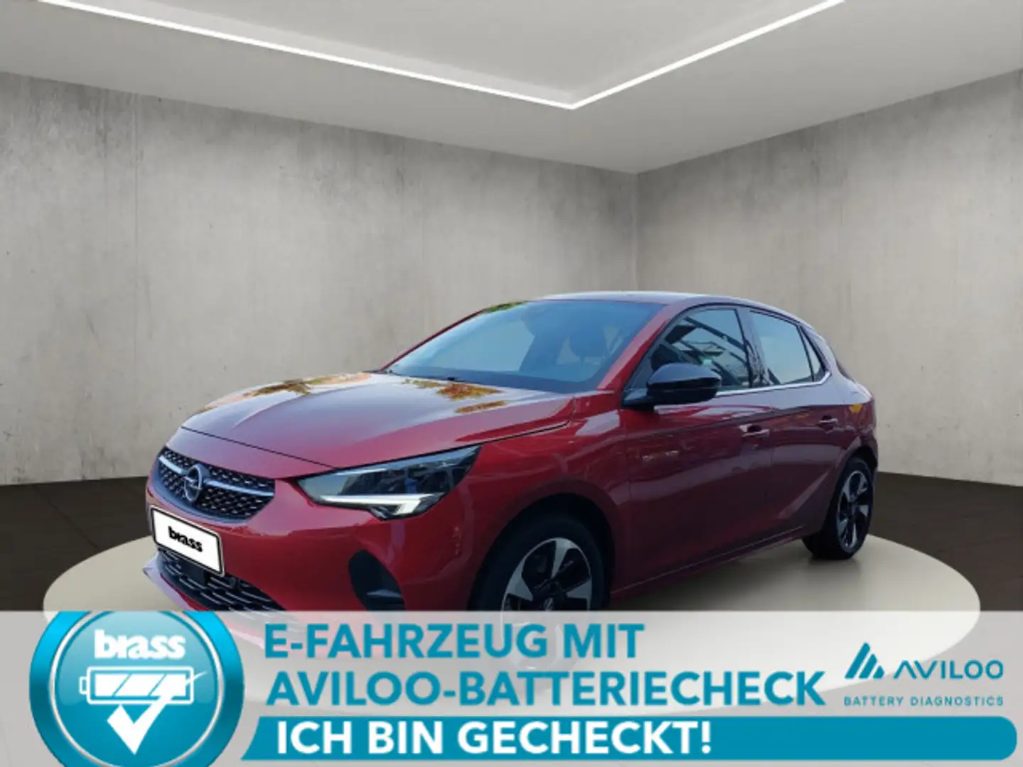Opel Corsa-e Elegance 100 KW Automatik-Elektroantrieb Rot - 1