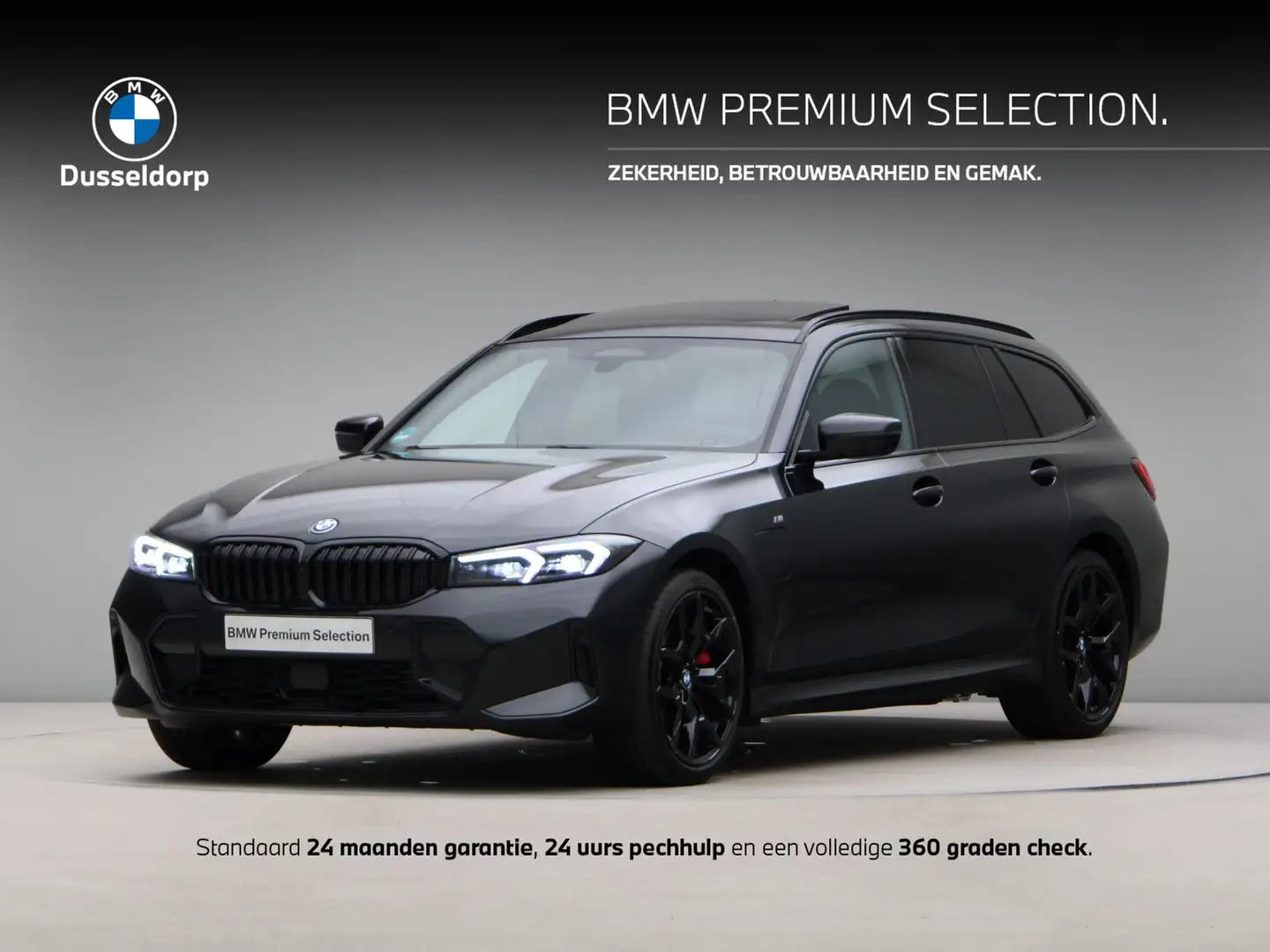 BMW 330 3 Serie Touring 330e M Sport Pro Schwarz - 1