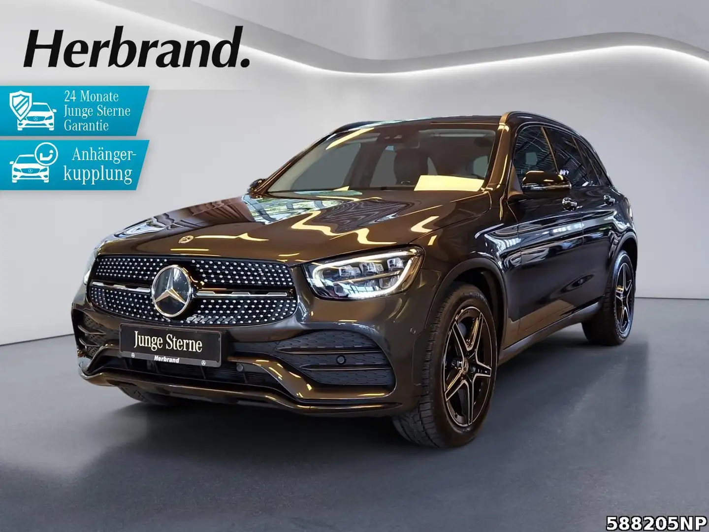 Mercedes-Benz GLC 220 d 4M AMG Night Kamera AHK CarPlay 19"-LM Grau - 1