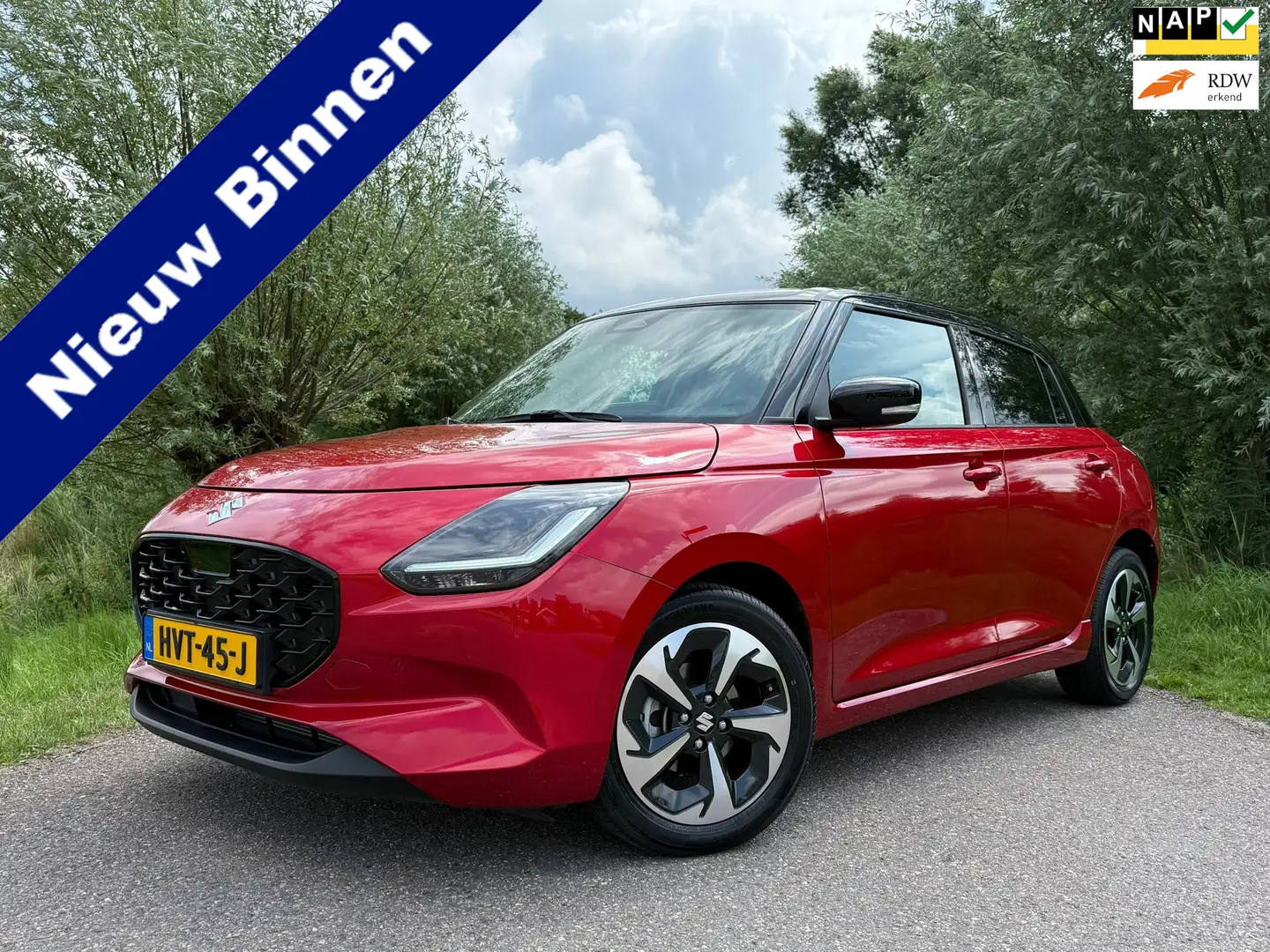 Suzuki Swift 1.2 Style Smart Hybrid Automaat Clima Stoelverwarm Rojo - 1