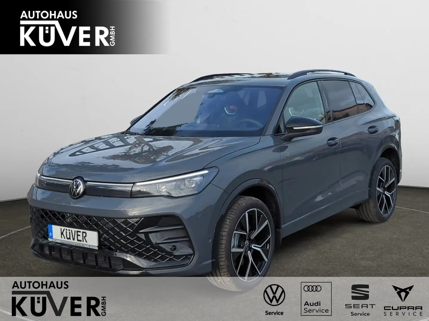 Volkswagen Tiguan R-Line 2.0 TDI DSG 4M+Navi+Pano+AHK+ACC Gris - 1