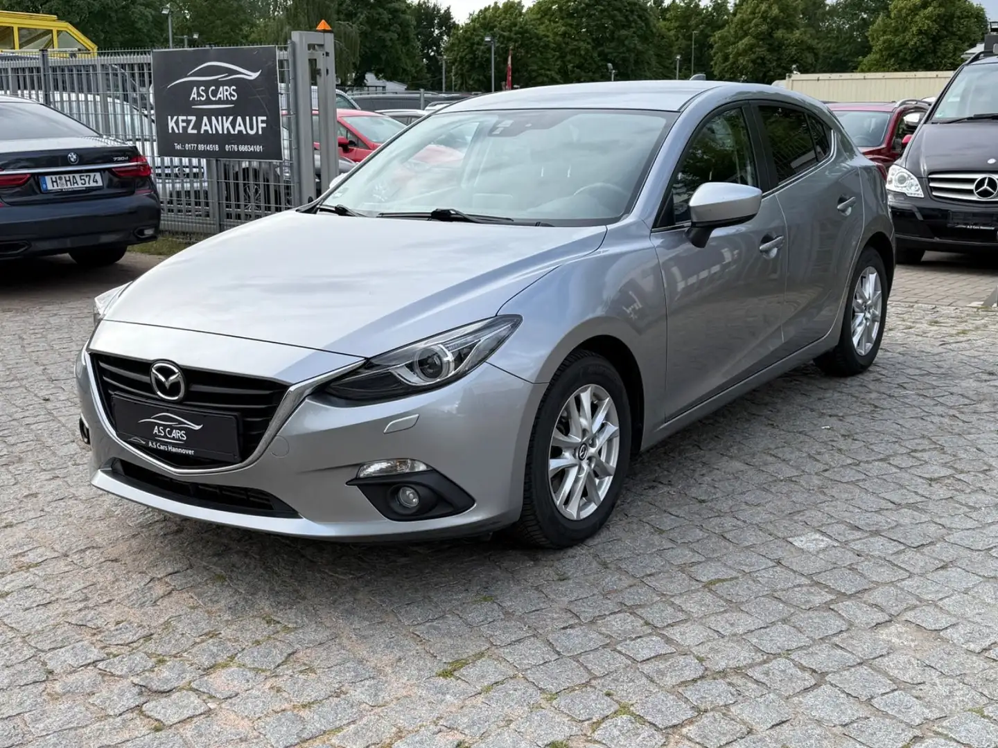 Mazda 3 Lim. 2.2 Center-Line*Klima*Aluf*PDC*Euro6 Silber - 2