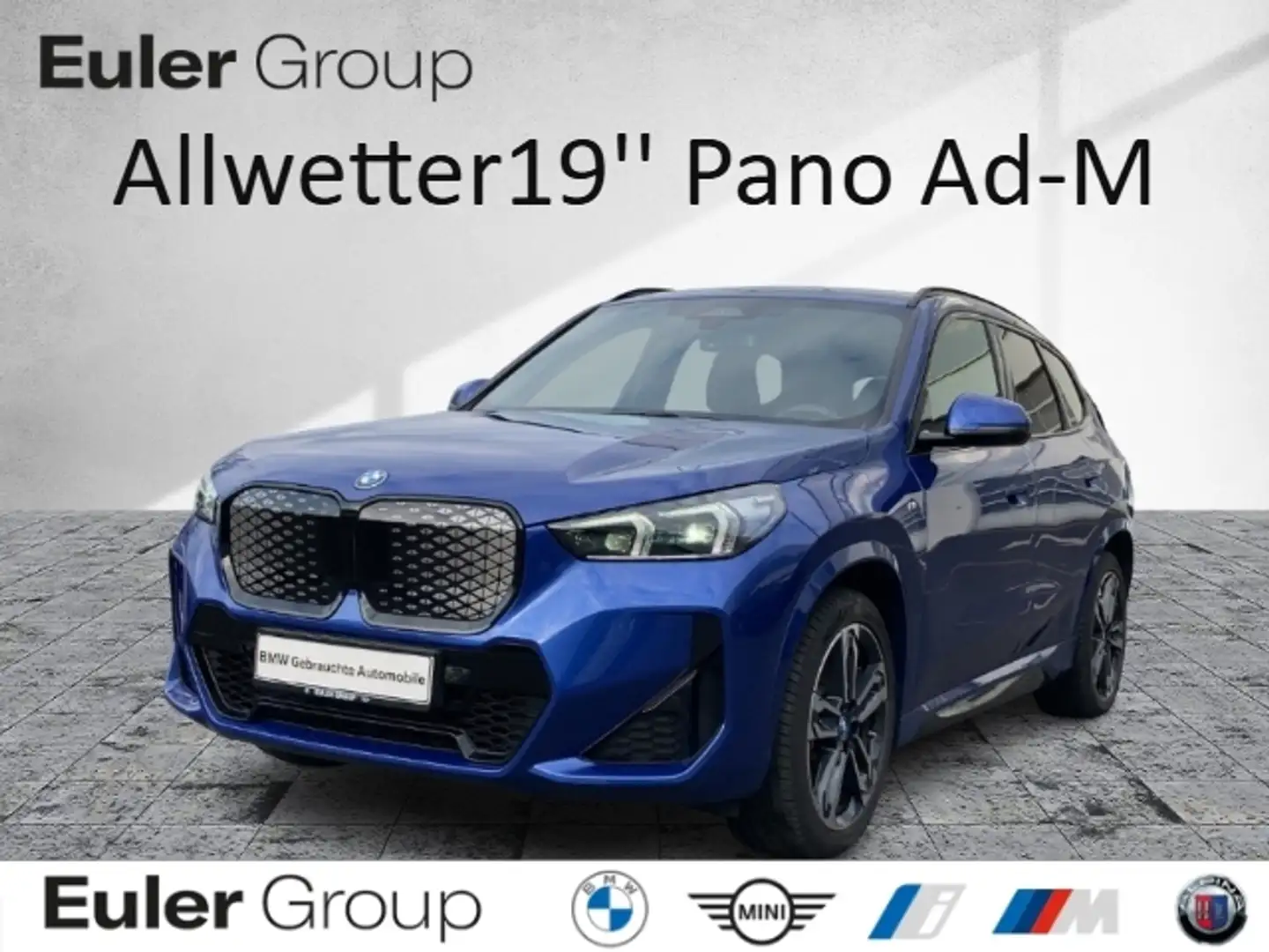 BMW iX1 30 M-Sport Allwetter19'' Pano  Ad-M-Fahrw. H/K AdL Bleu - 1