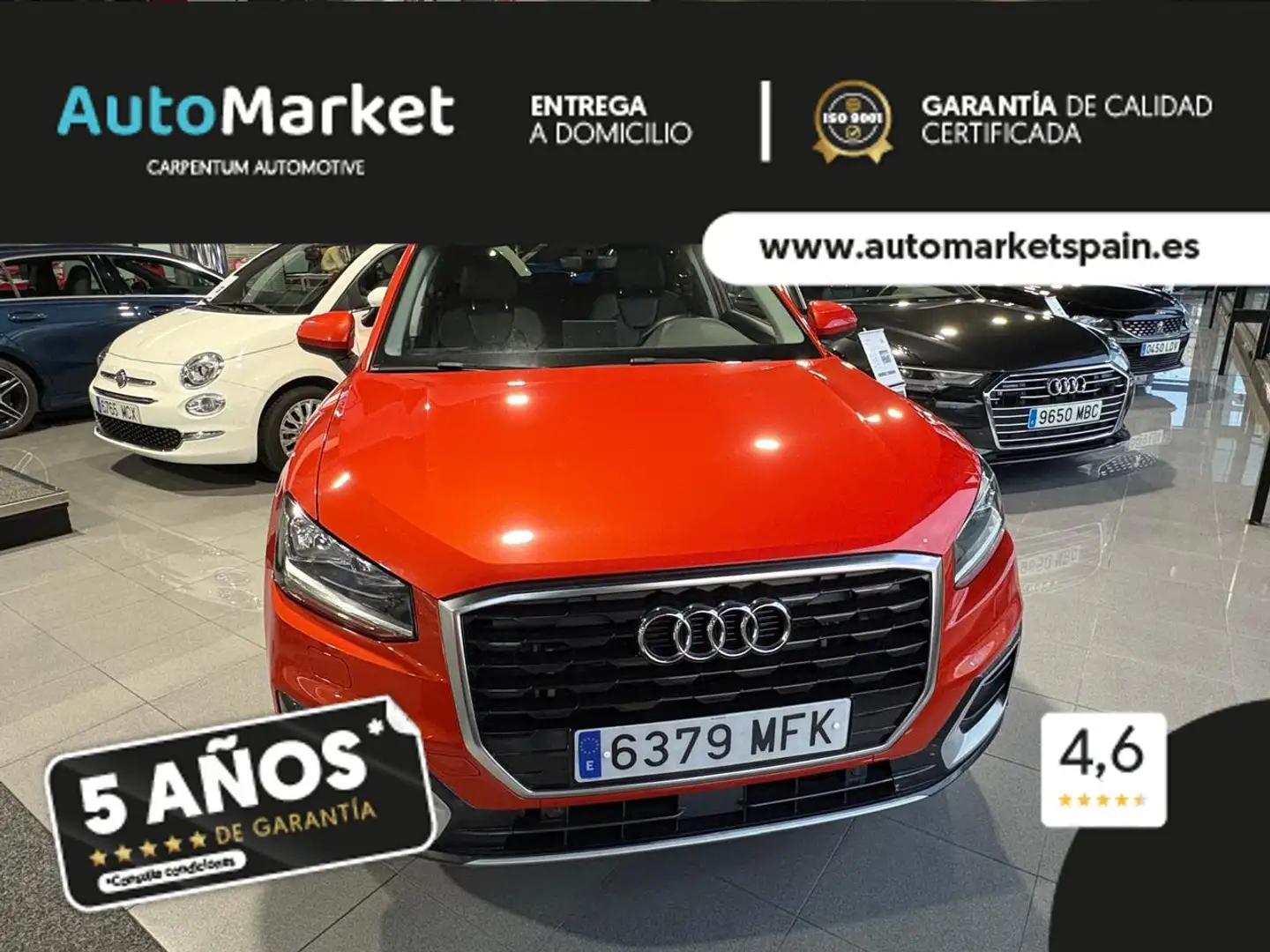 Audi Q2 1.6TDI Design edition S tronic 85kW Naranja - 2