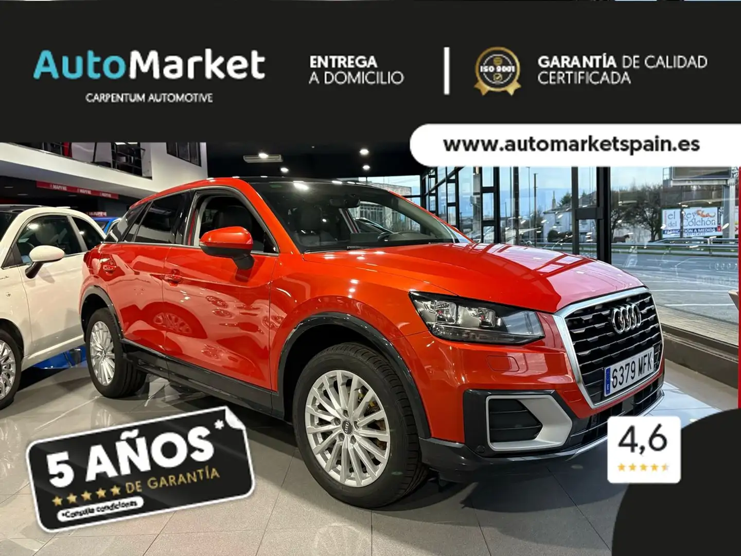 Audi Q2 1.6TDI Design edition S tronic 85kW Naranja - 1
