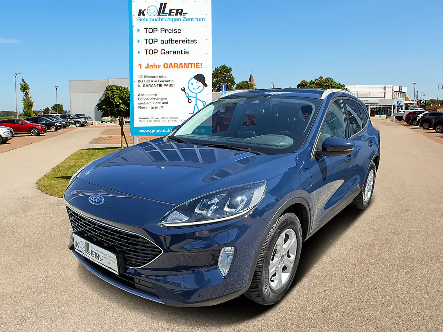 Ford Kuga 2,5 Duratec PHEV Cool & Connect Aut. Blau - 1