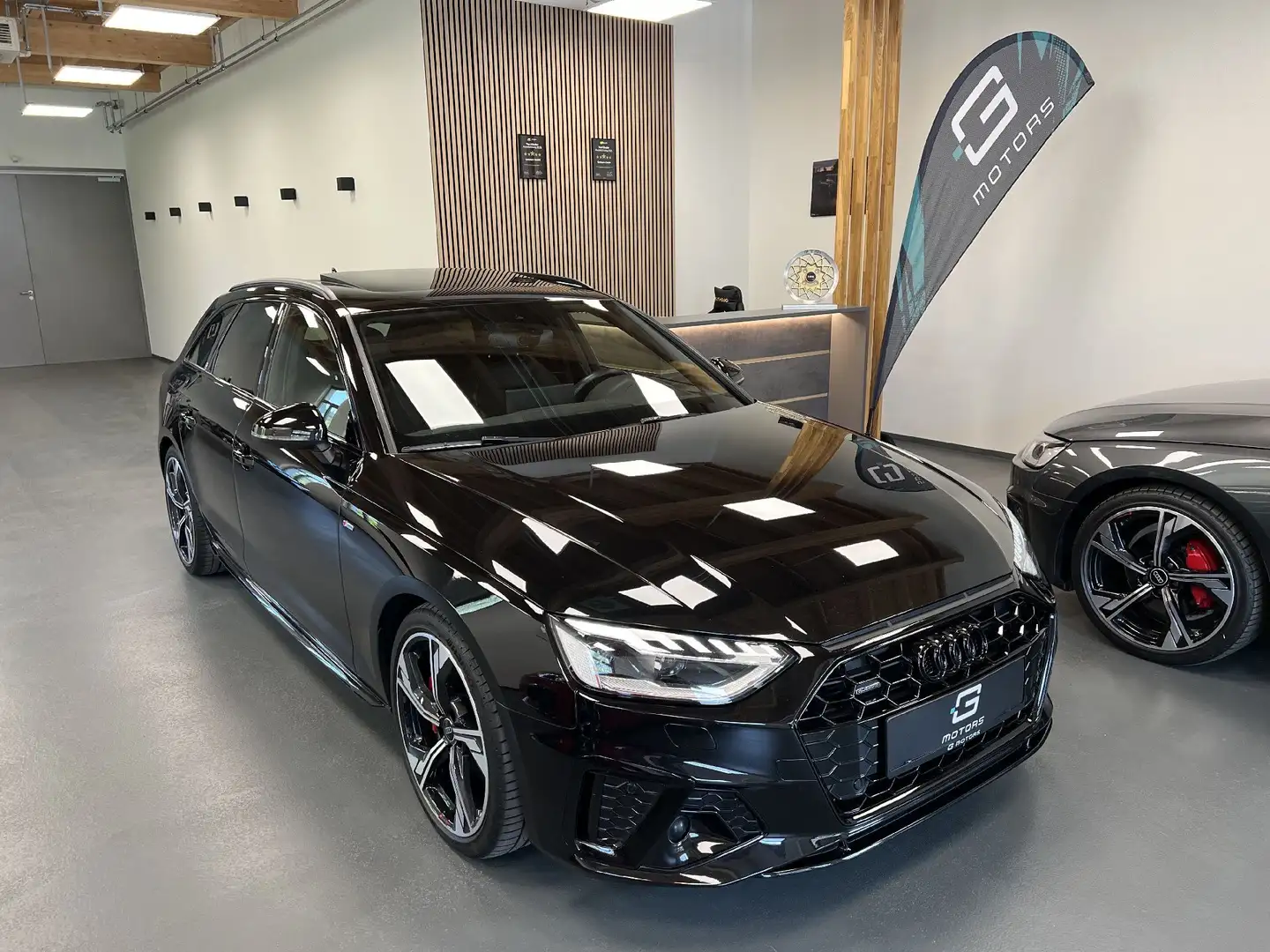 Audi A4 40 TDI Q ALL BLACK PANO B&O AHK VIRTUAL Schwarz - 2