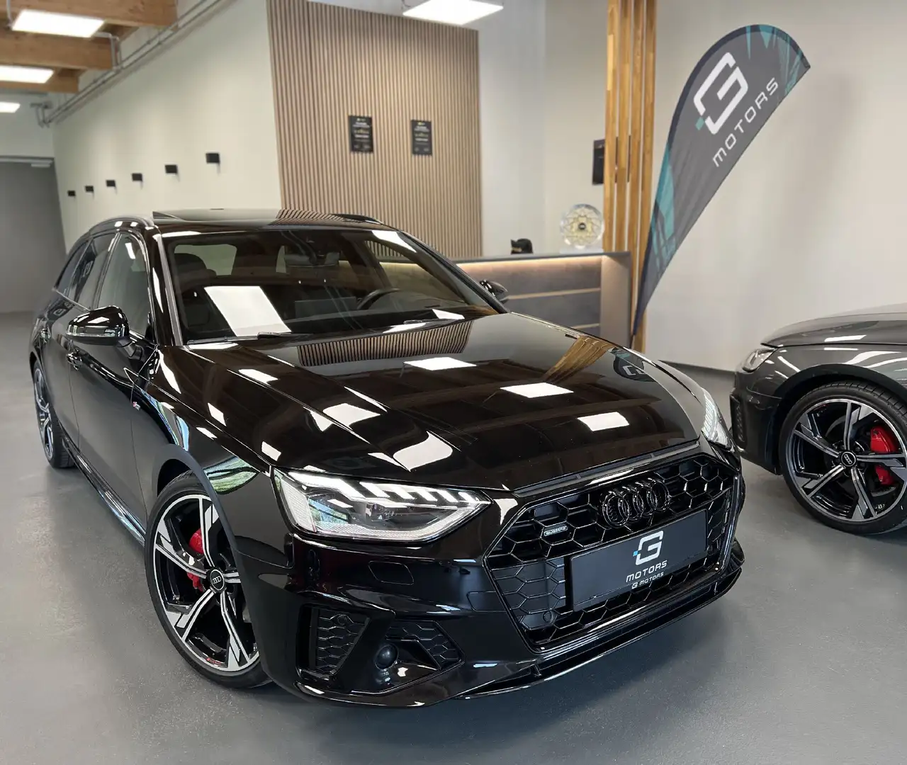 Audi A4 40 TDI Q ALL BLACK PANO B&O AHK VIRTUAL Schwarz - 1