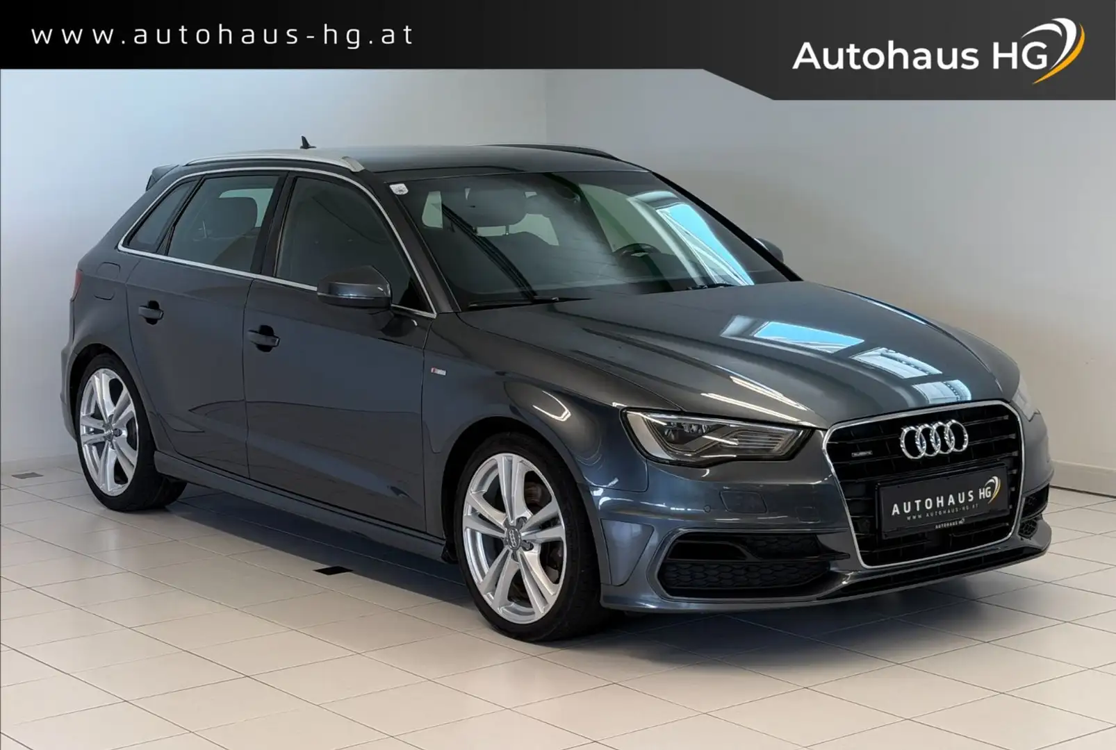 Audi A3 Sportback 2.0 TDI quattro S line*ACC*AHK*KEYLESS* Grau - 1