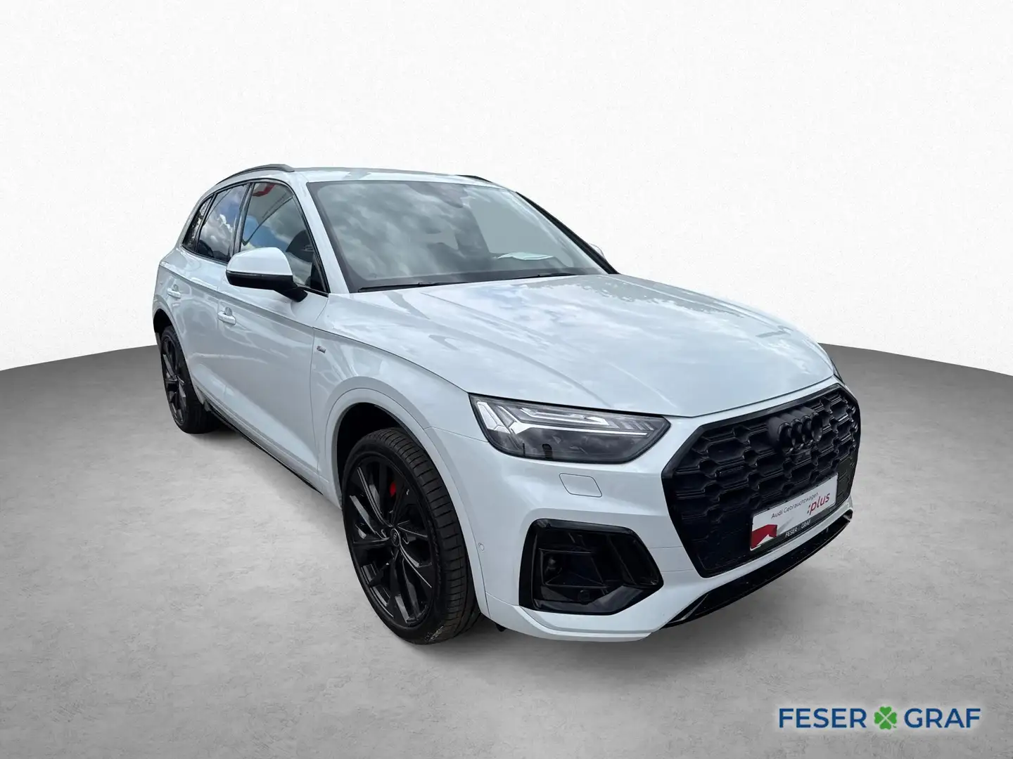 Audi Q5 40 TDI quattro S line Edition-Matrix-ACC-360° Weiß - 2