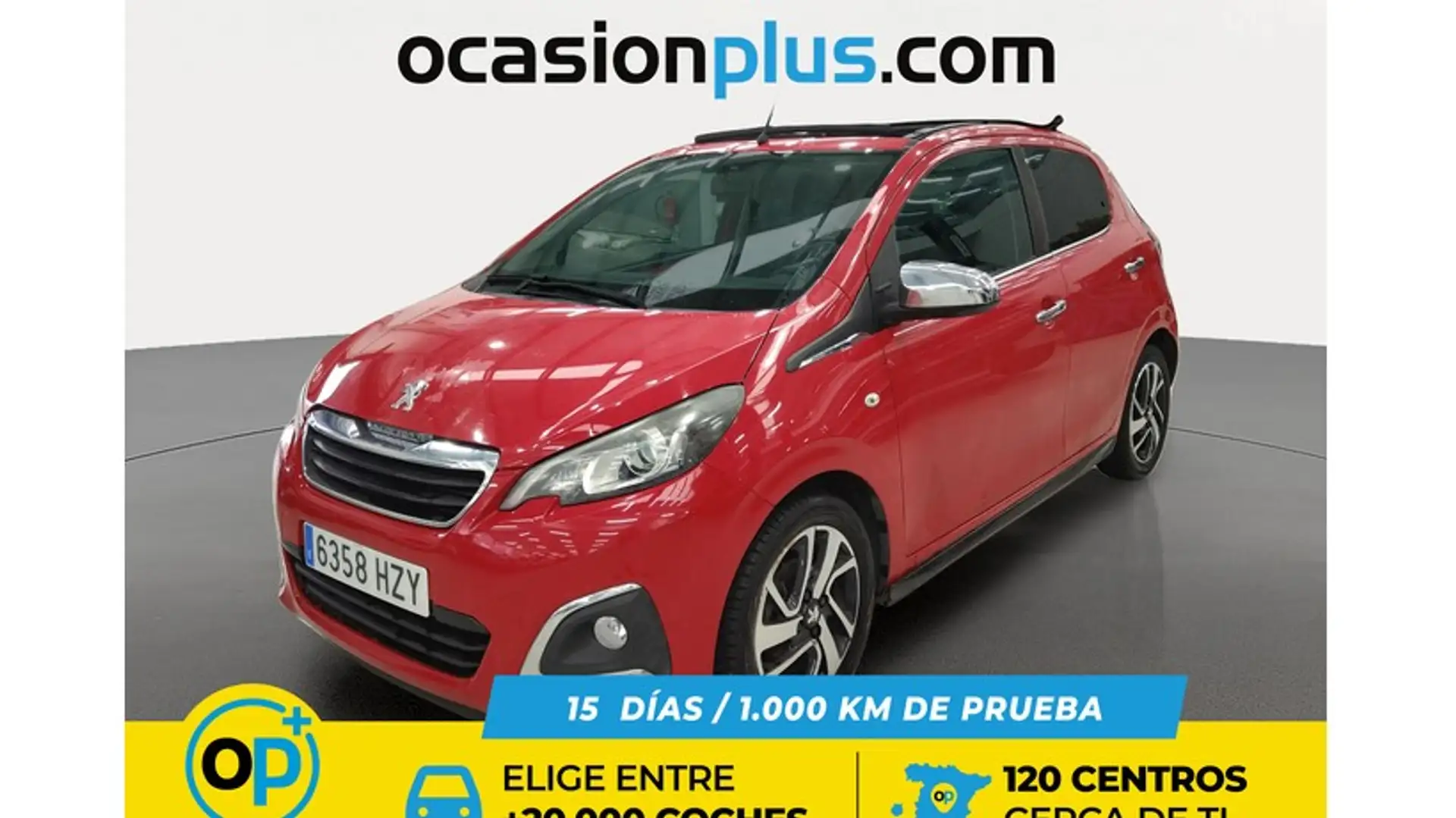 Peugeot 108 Top! 1.2 PureTech Allure Rot - 1