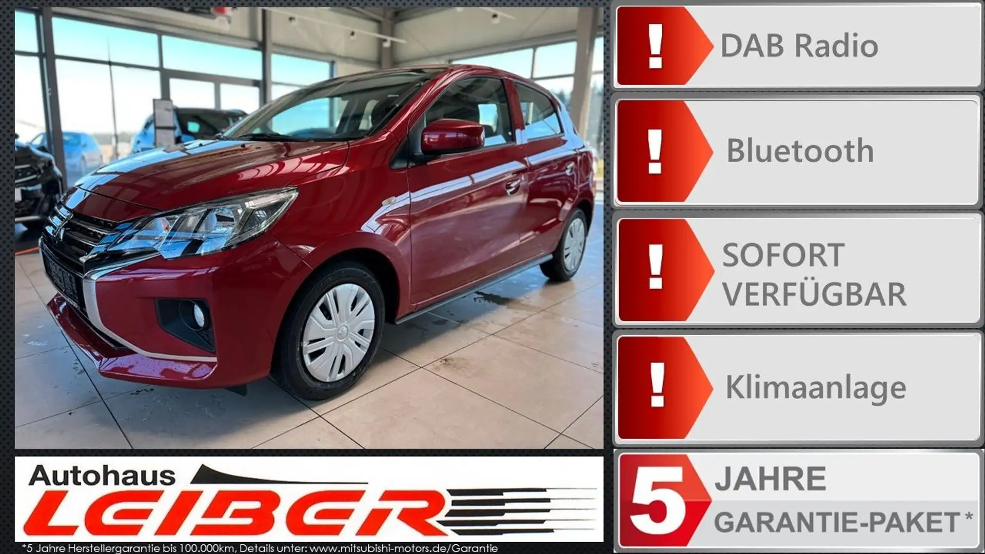 Mitsubishi Space Star Select Rot - 1