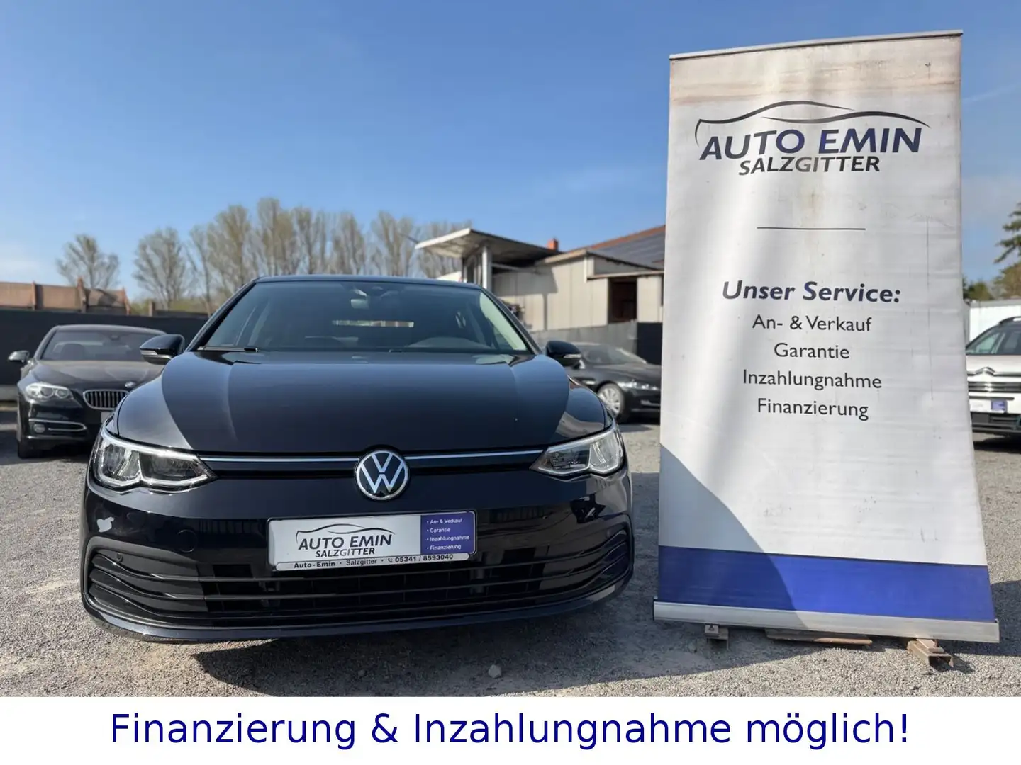 Volkswagen Golf VIII 1.5 TSI United *1.HAND,ACC,LED,NAVI!* Nero - 2