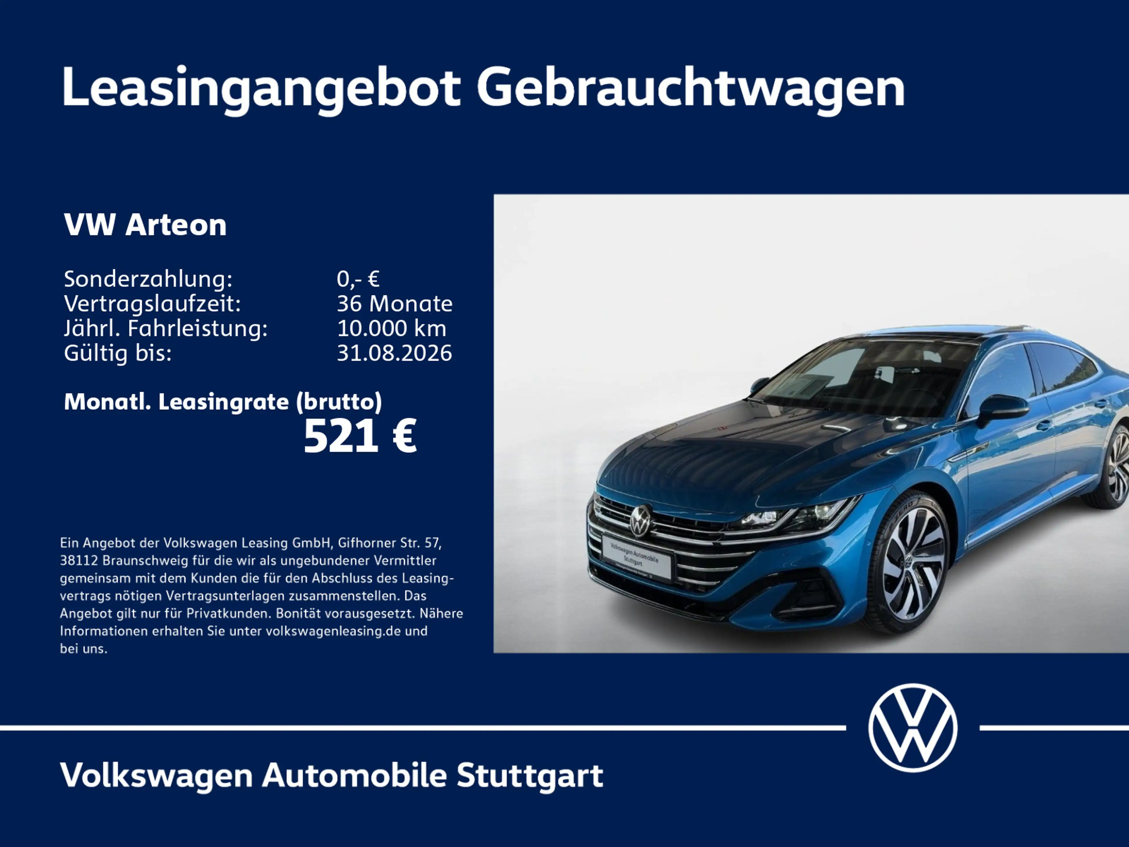 Volkswagen Arteon R-Line 2.0 TDI DSG Navi Kamera Pano AHK