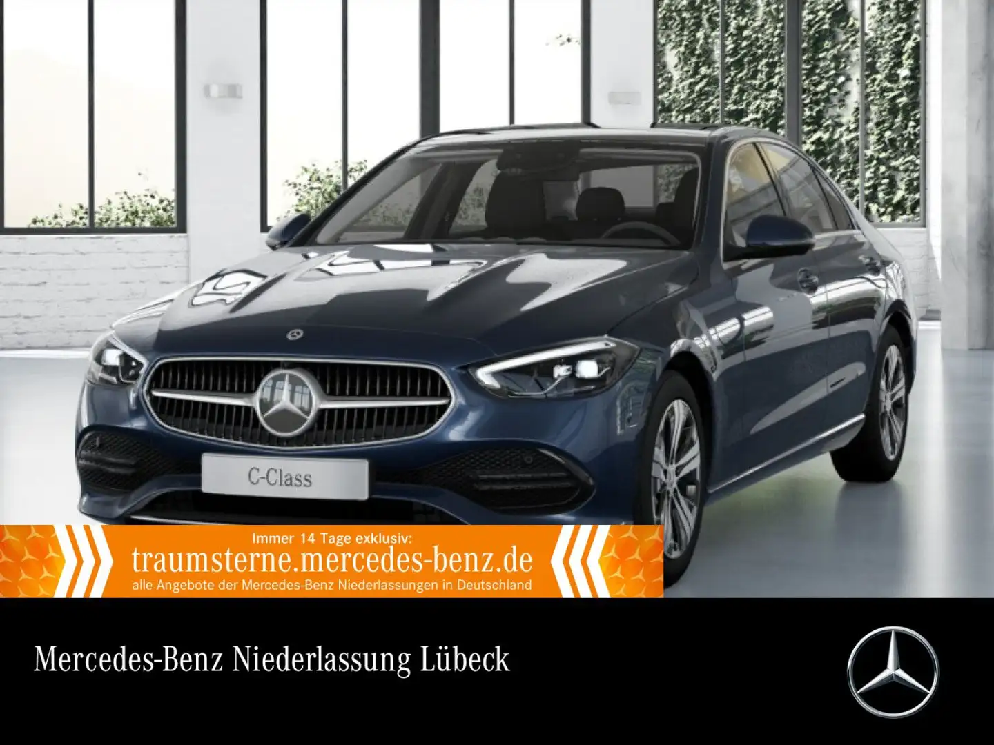 Mercedes-Benz C 200 AVANTG+PANO+360+LED+BURMESTER+KEYLESS+9G Blau - 1