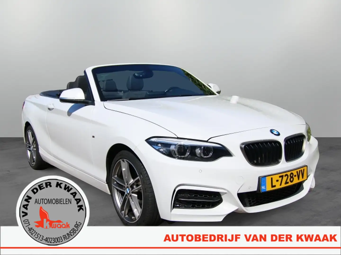 BMW 218 2-serie Cabrio 218i High Executive | M-pakket | Na Wit - 1