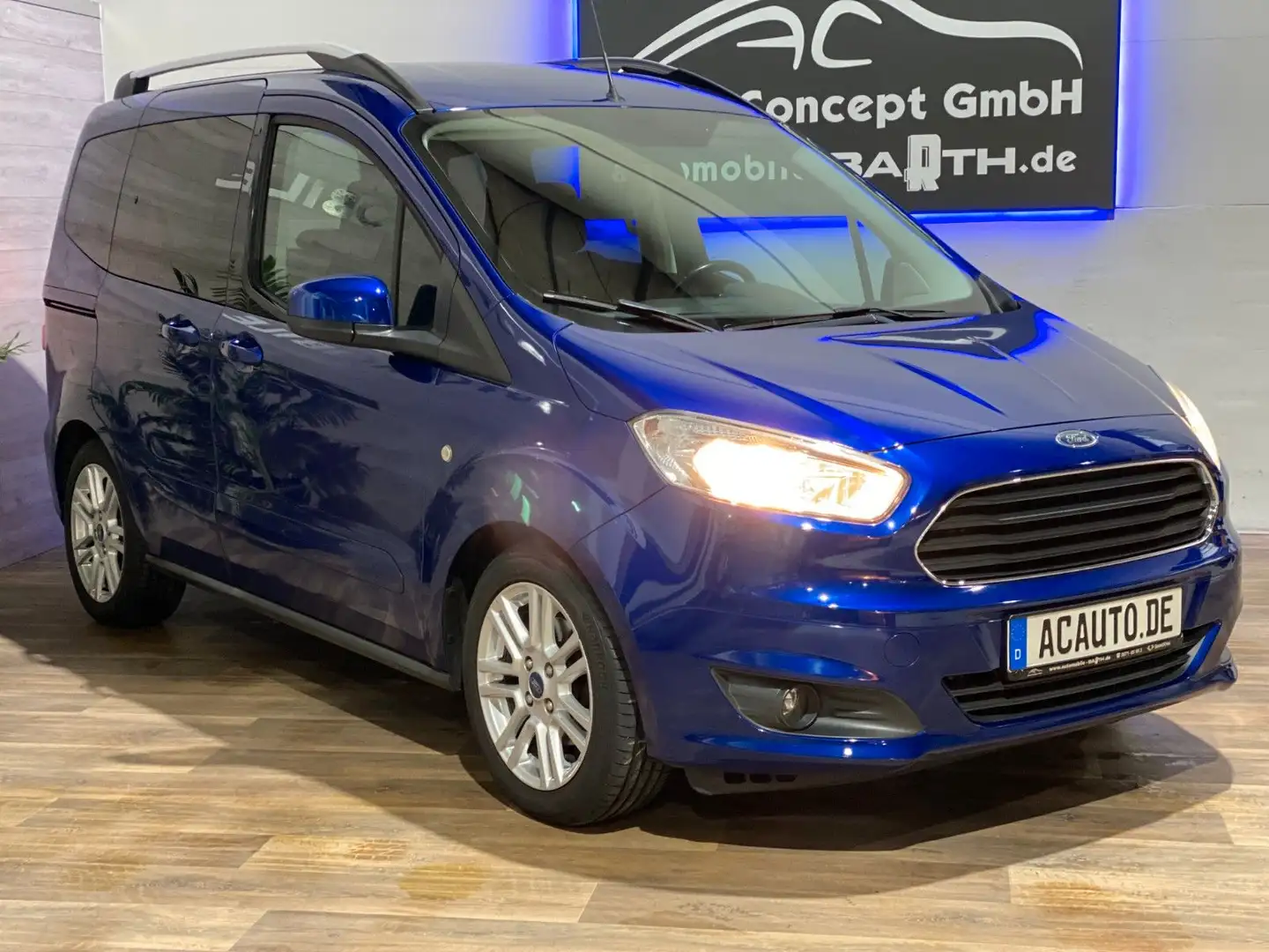 Ford Tourneo Courier Titanium+KLIMA+SZH+PDC Bleu - 2