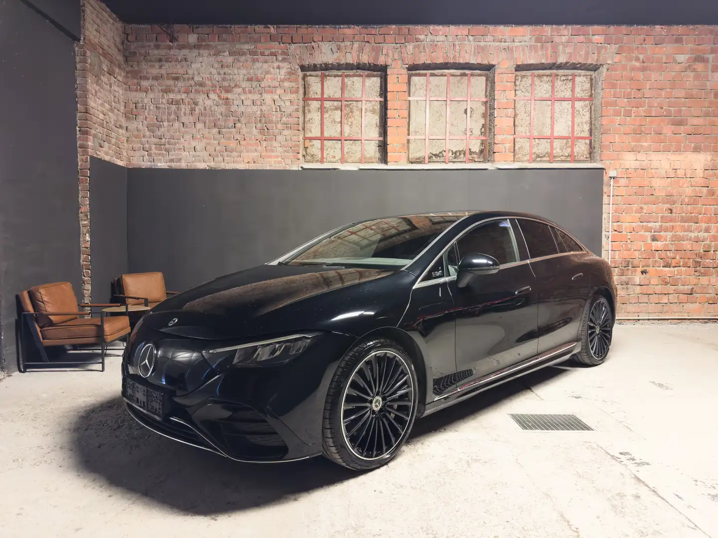 Mercedes-Benz EQE 350 AMG BURMESTER/ ADVANCED PLUS/ AHK Negro - 1