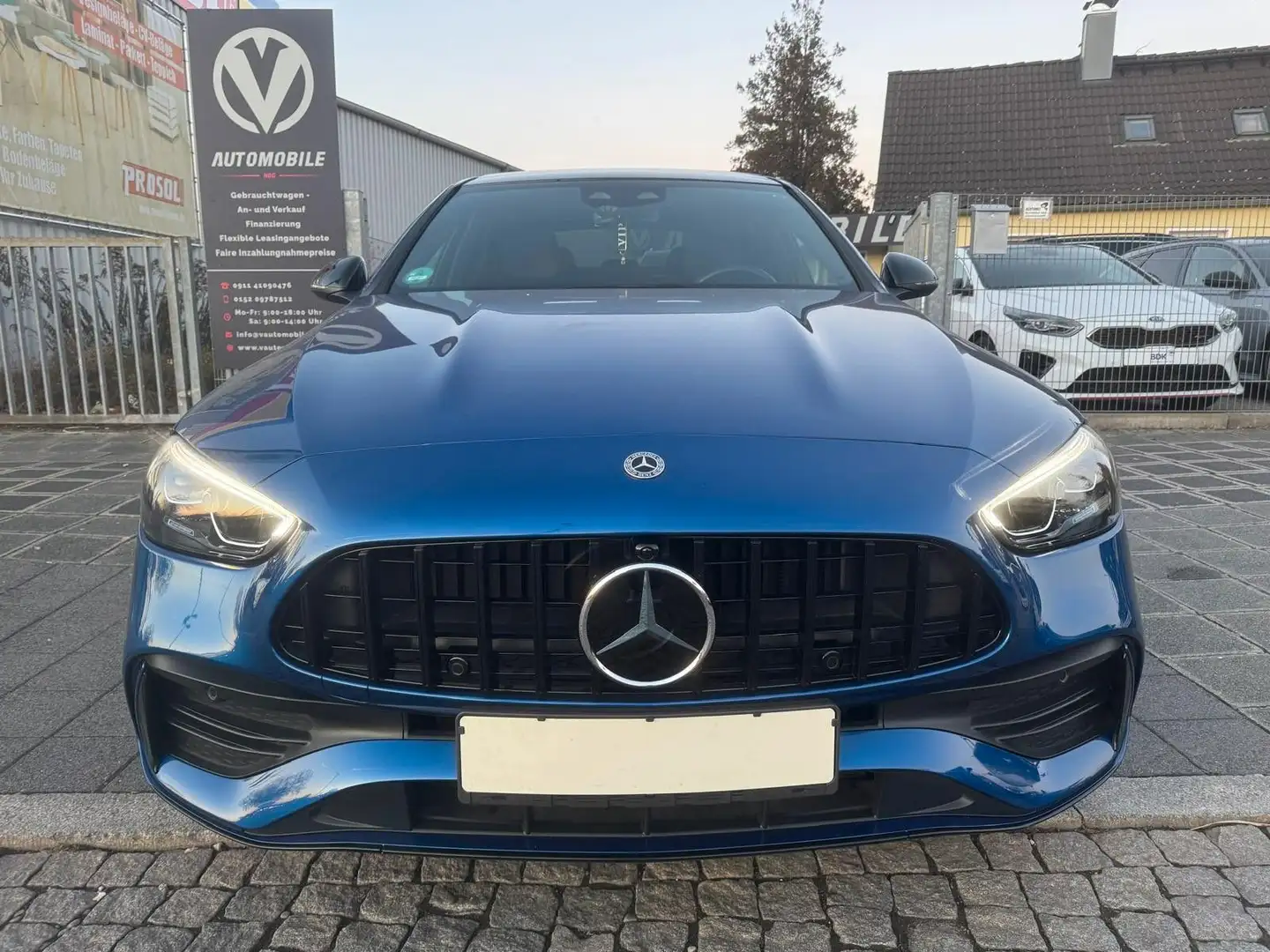 Mercedes-Benz C 300 e Limousine VOLL KAMERA SHZ TOP Bleu - 2